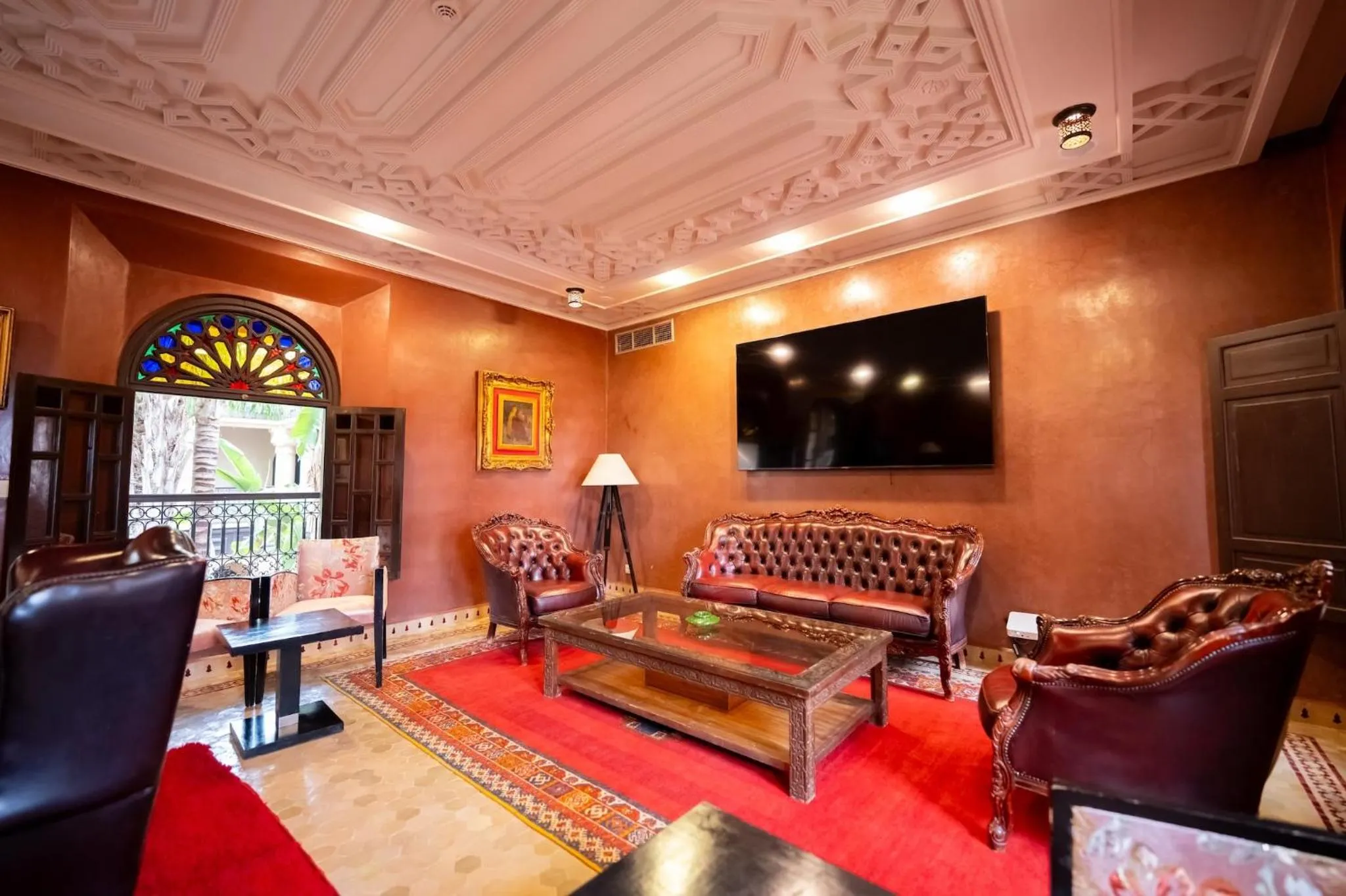 Communal lounge/ TV room in Al Fassia Aguedal