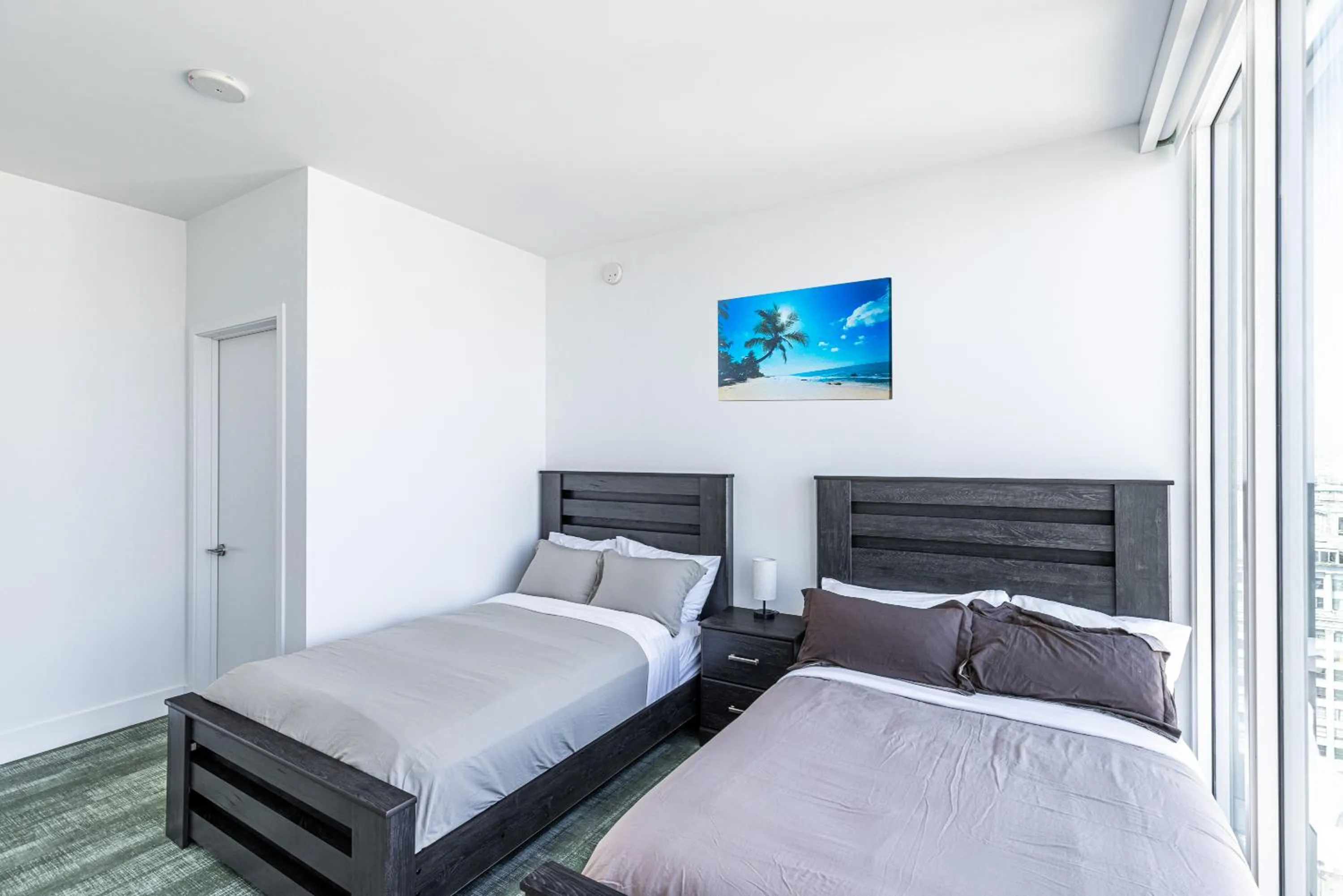 Bedroom, Bed in Top Floor High Rise 3 Bed DTLA Skyscraper Penthouse