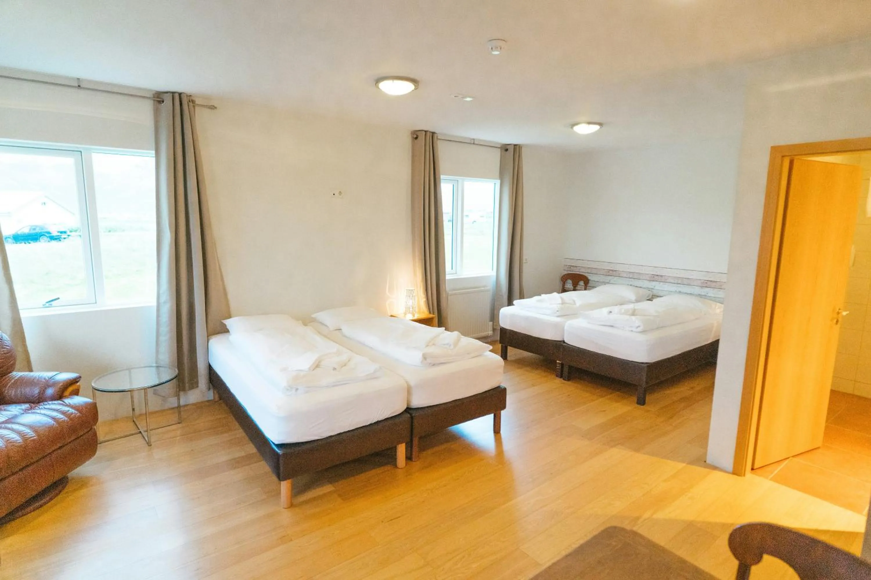 Bedroom, Bed in Álfheimar Hotel