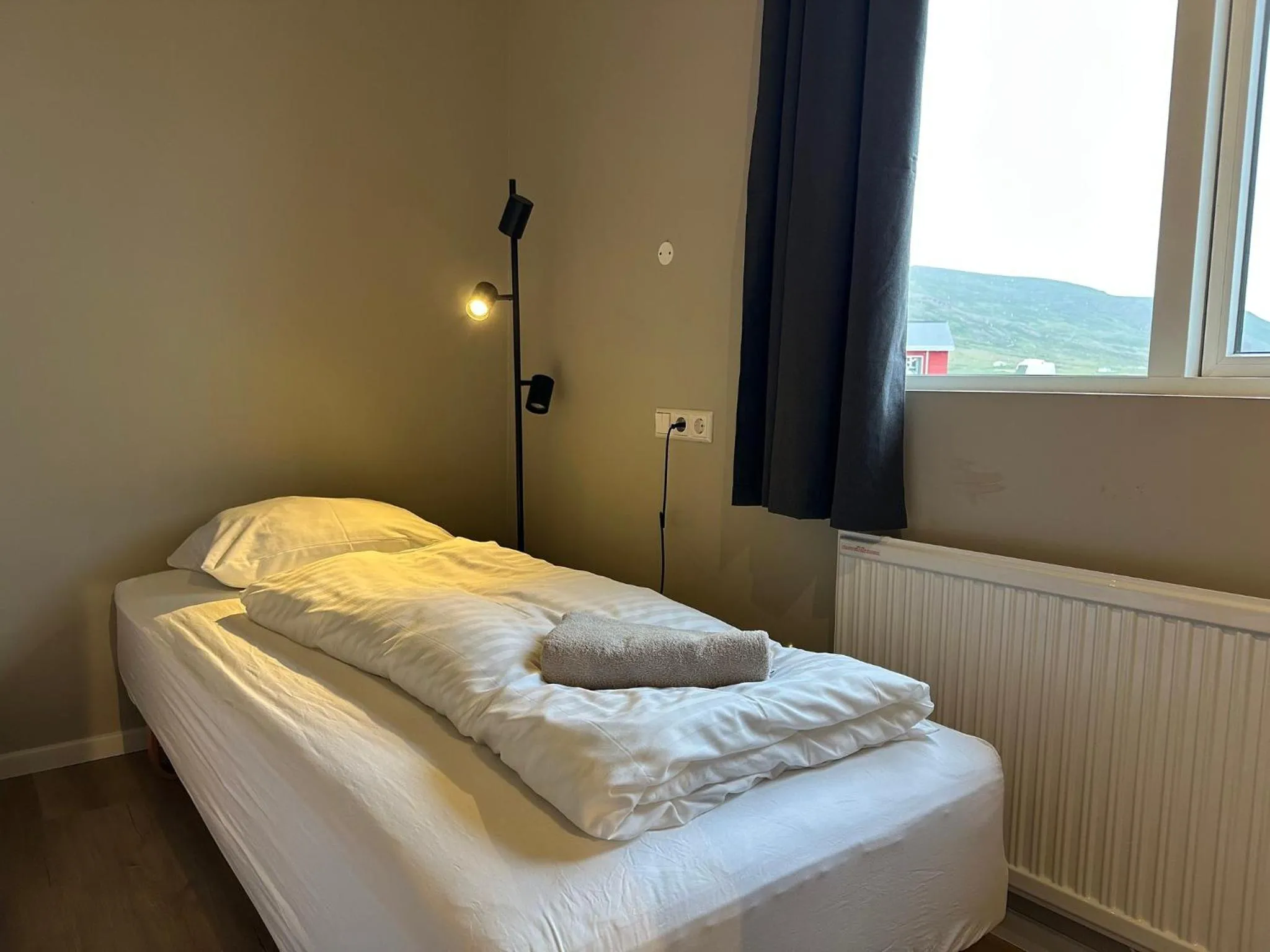 Bedroom, Bed in Álfheimar Hotel