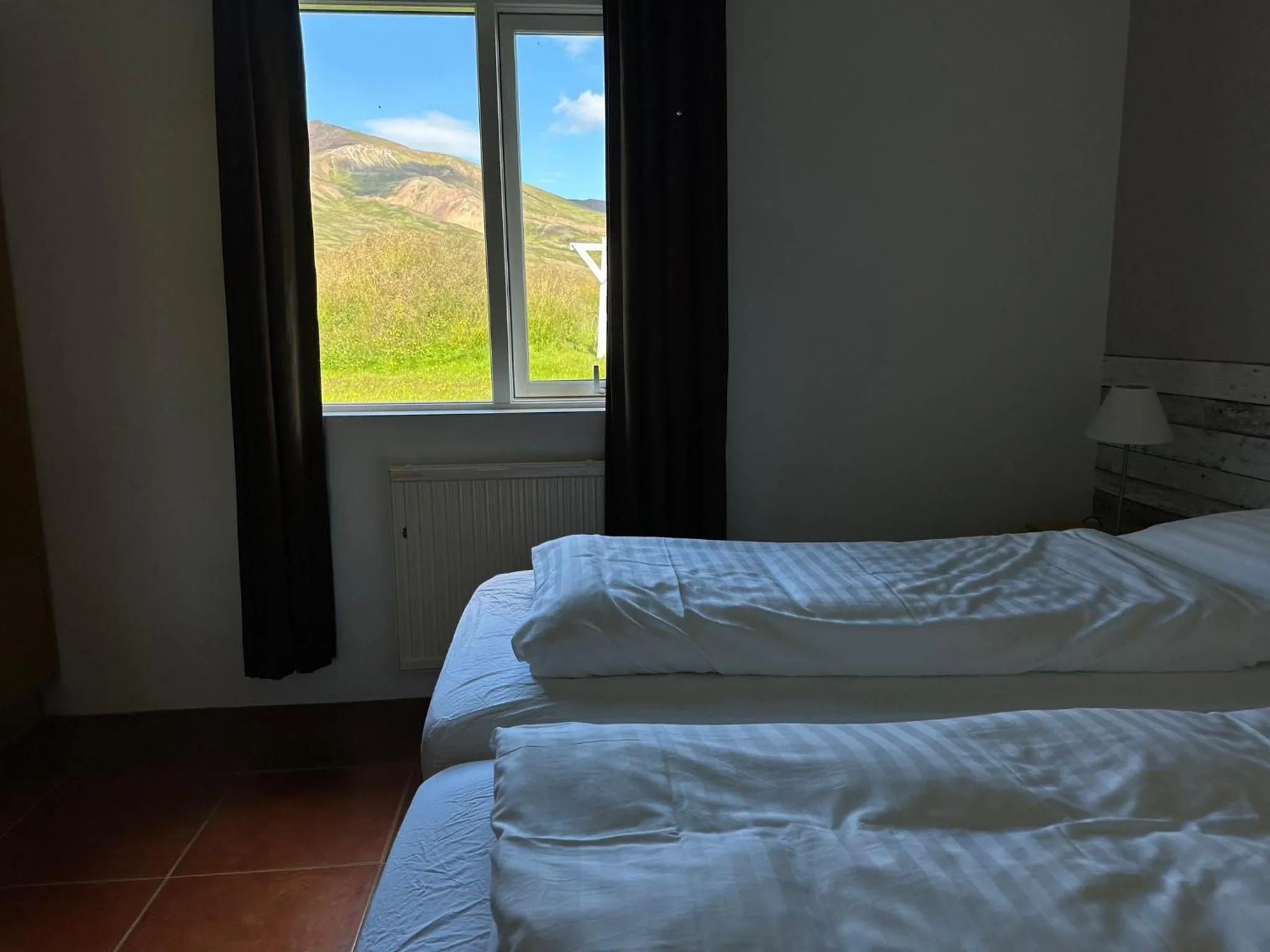 Bedroom, Bed in Álfheimar Hotel