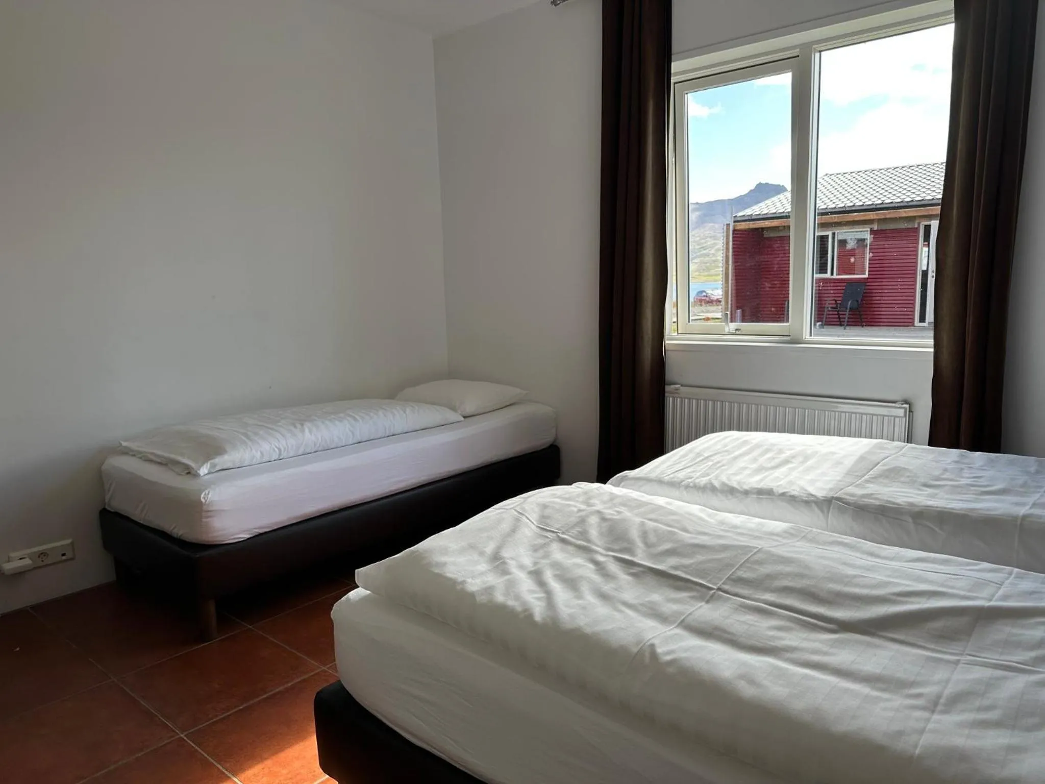 Bedroom, Bed in Álfheimar Hotel