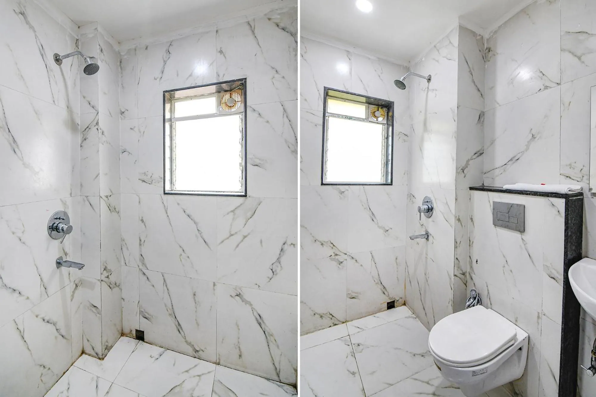 Bathroom in FabHotel Grand Hazra Inn - Nr Ballygunge Station