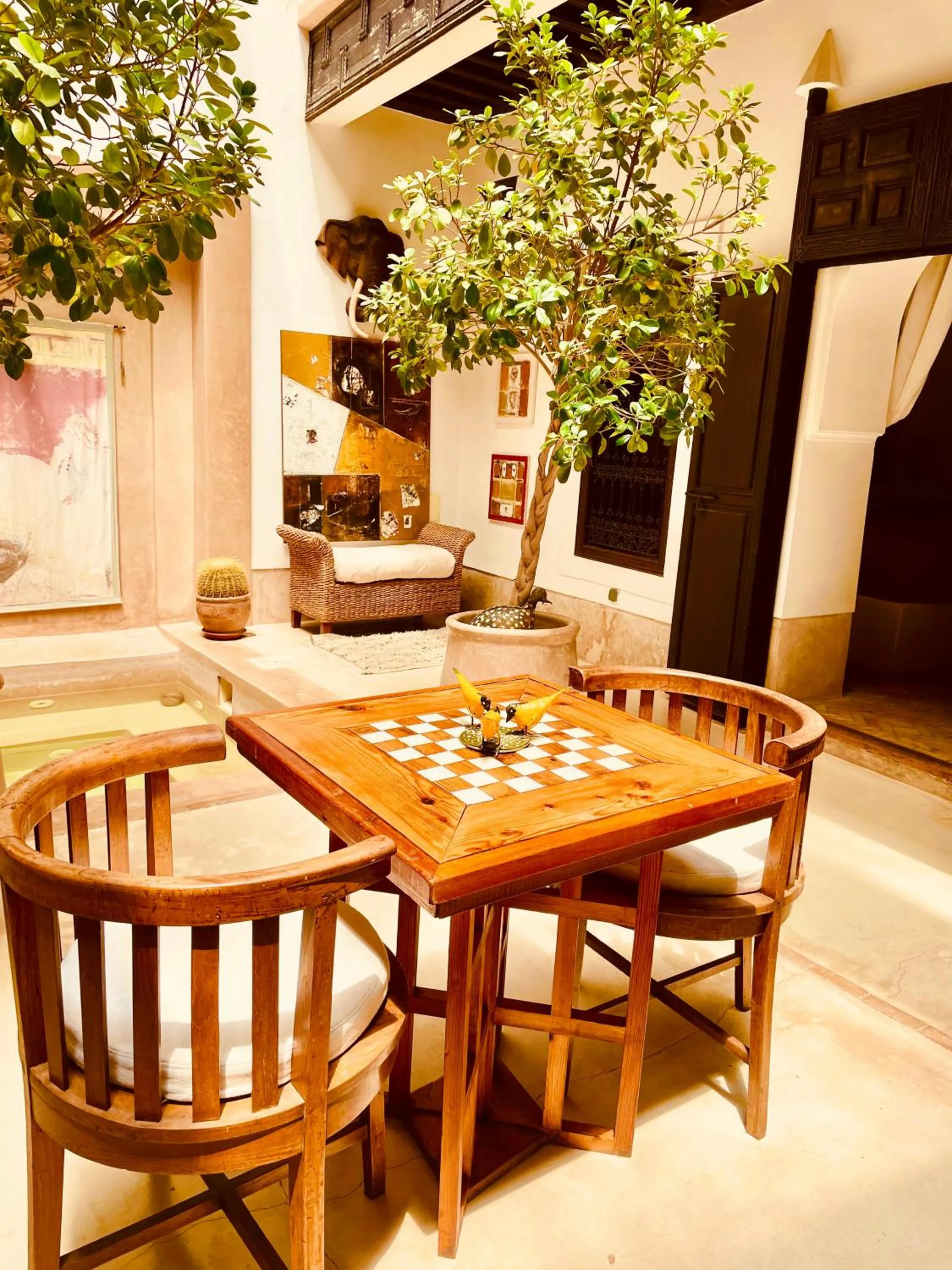 Patio in Riad Les 5 Soeurs