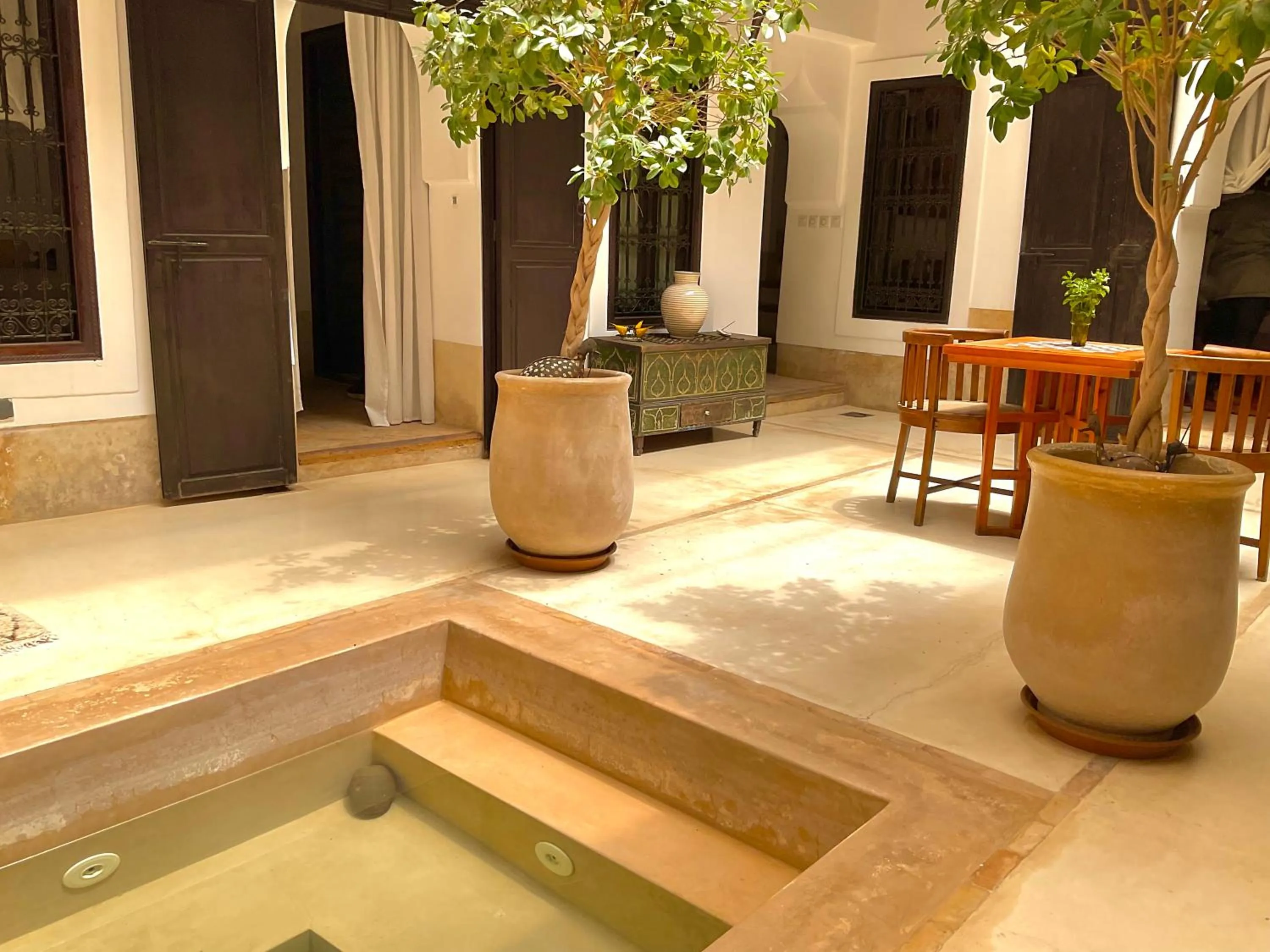 Inner courtyard view in Riad Les 5 Soeurs