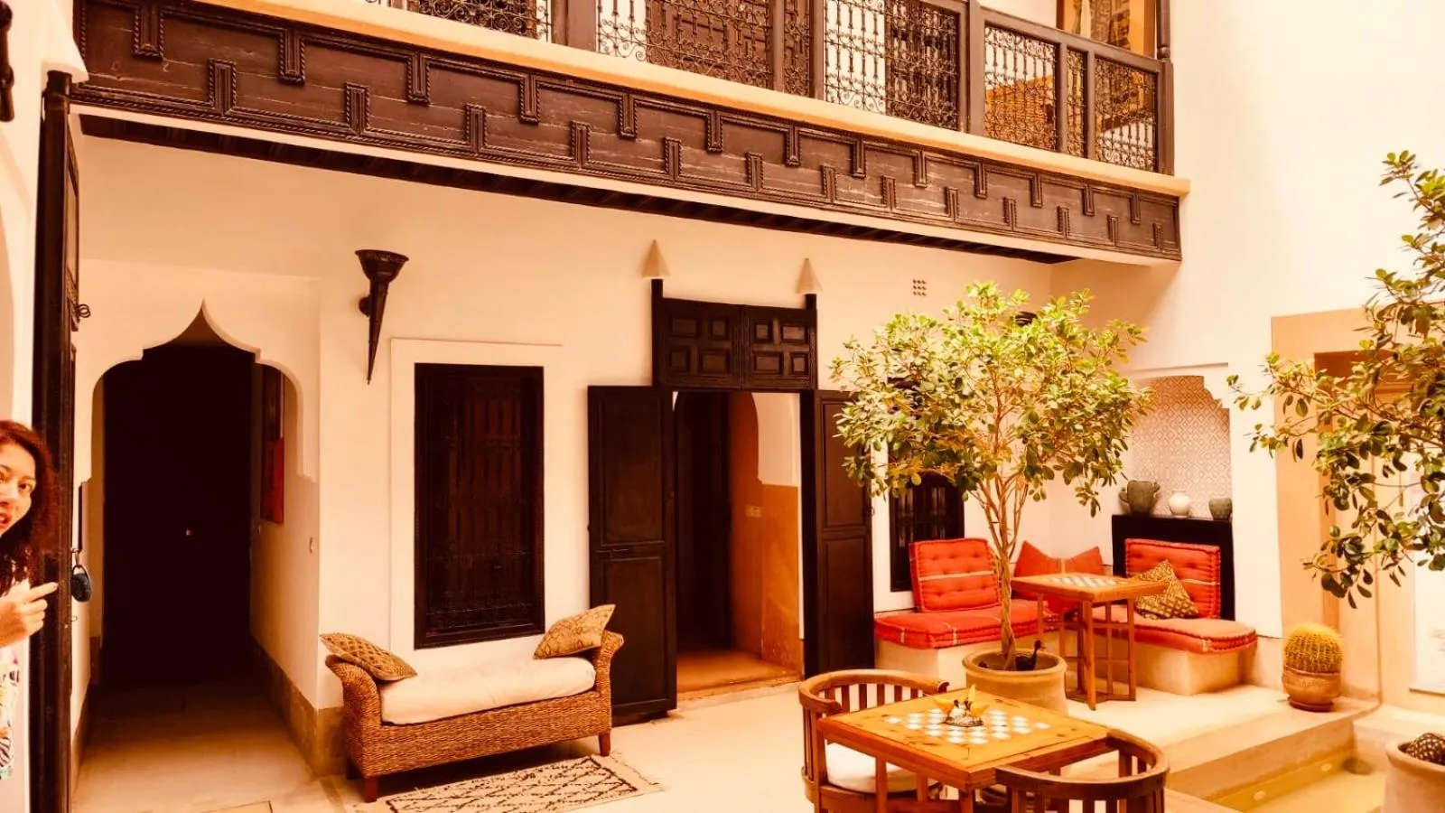 Patio in Riad Les 5 Soeurs