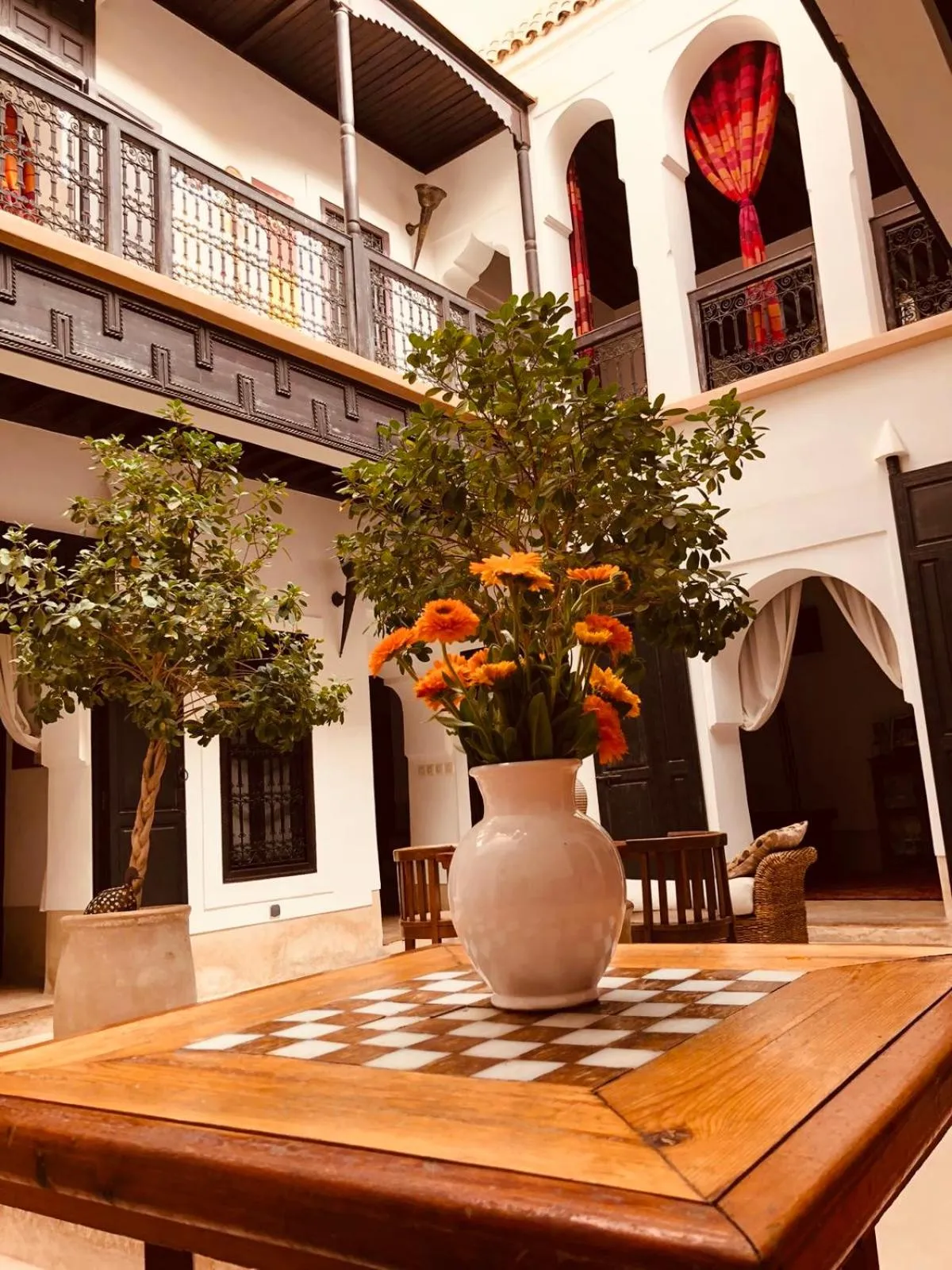 Patio in Riad Les 5 Soeurs