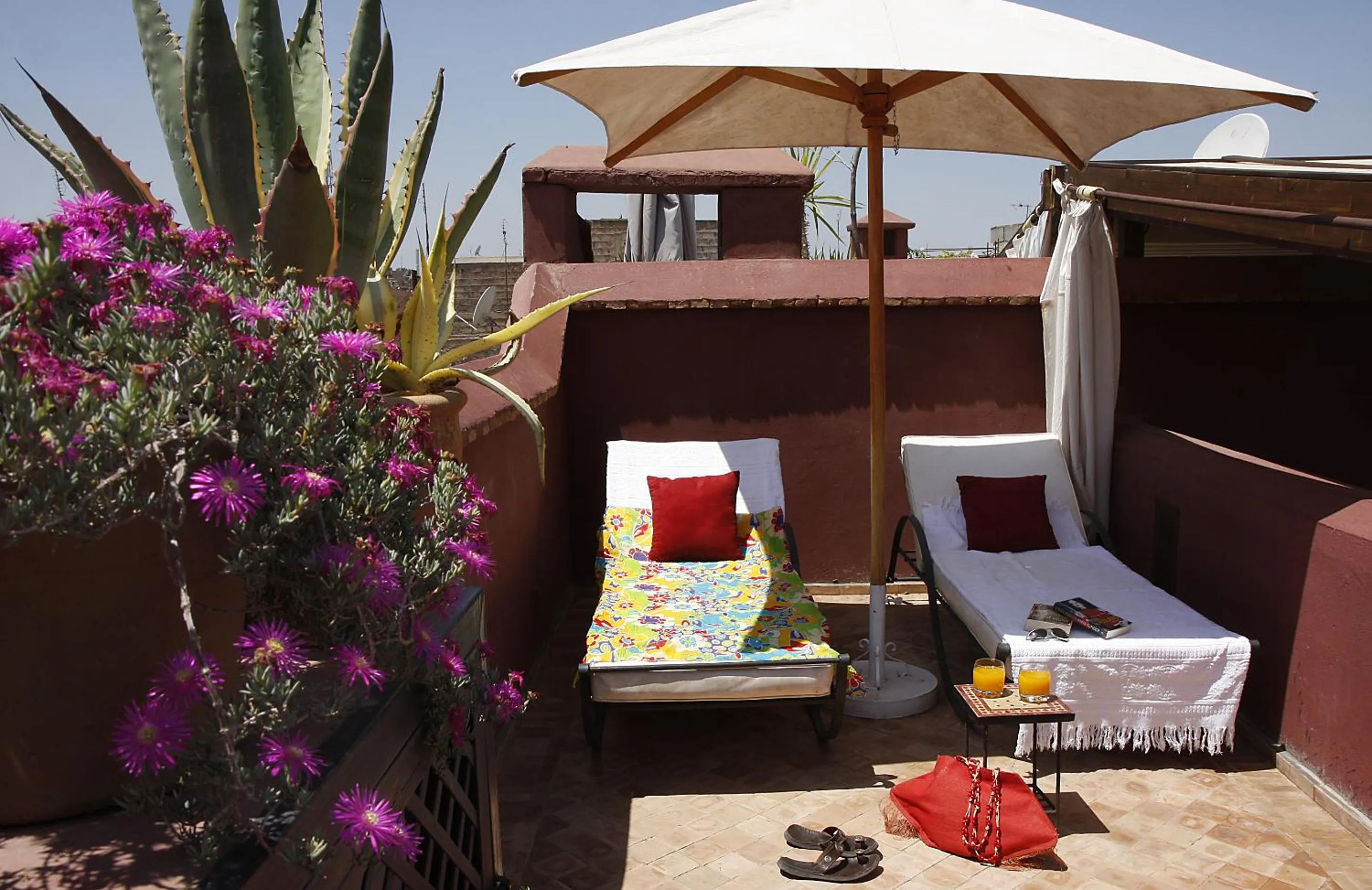 Solarium in Riad Les 5 Soeurs