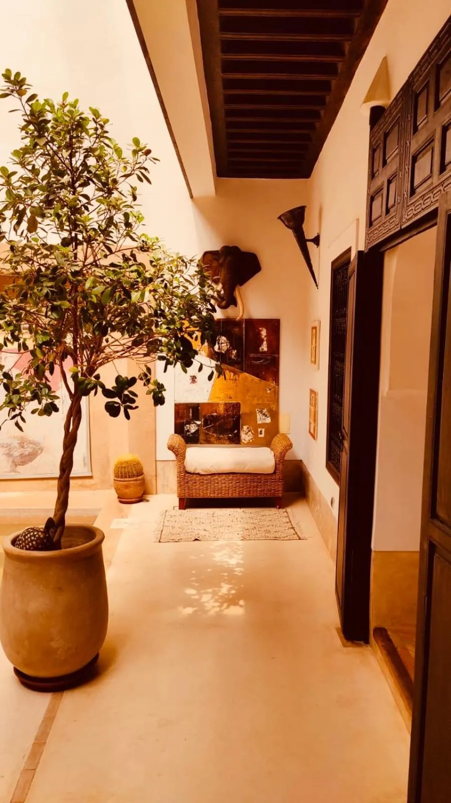 Seating area in Riad Les 5 Soeurs