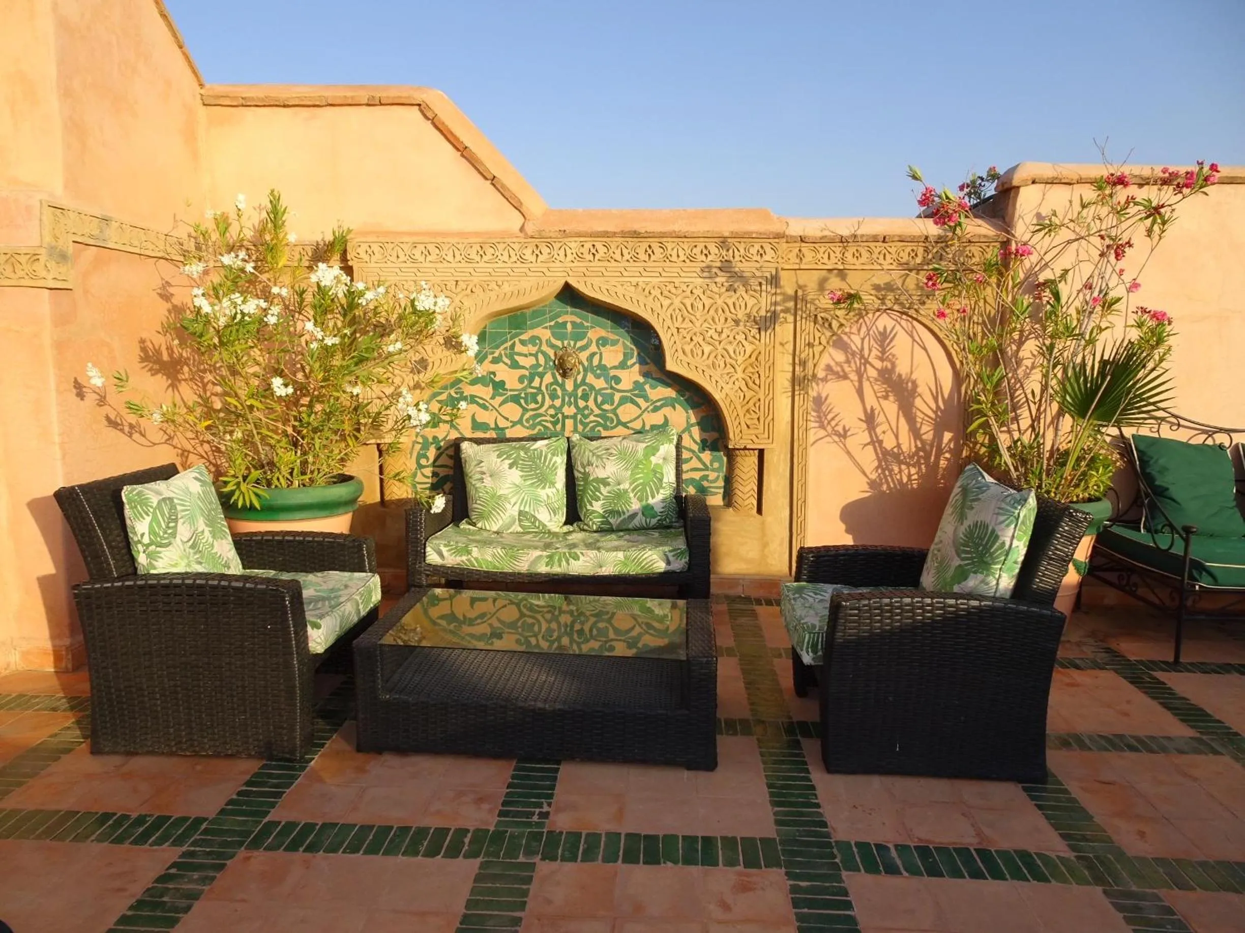 Patio in Riad & Spa Esprit Du Maroc