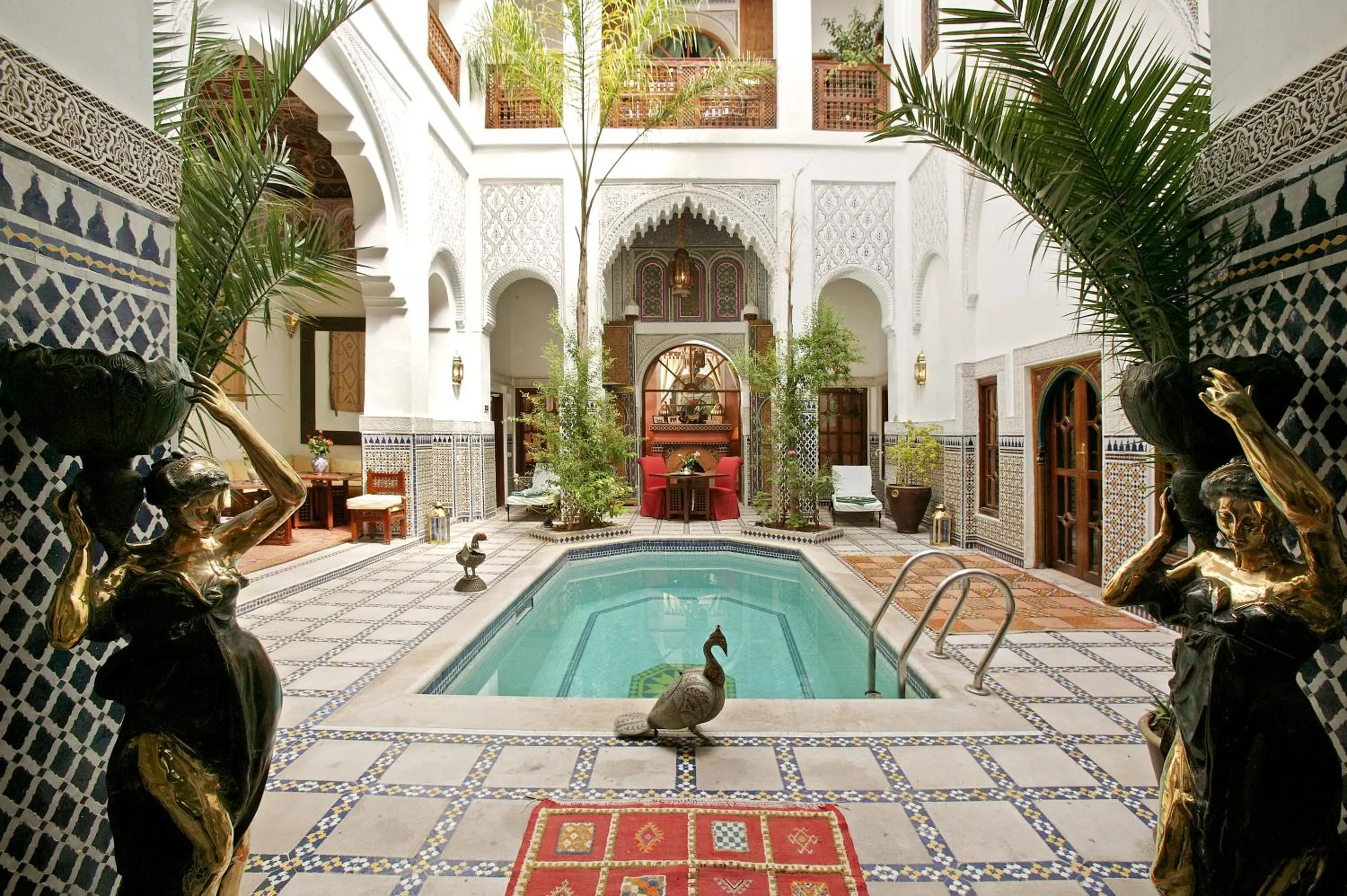 Patio in Riad & Spa Esprit Du Maroc