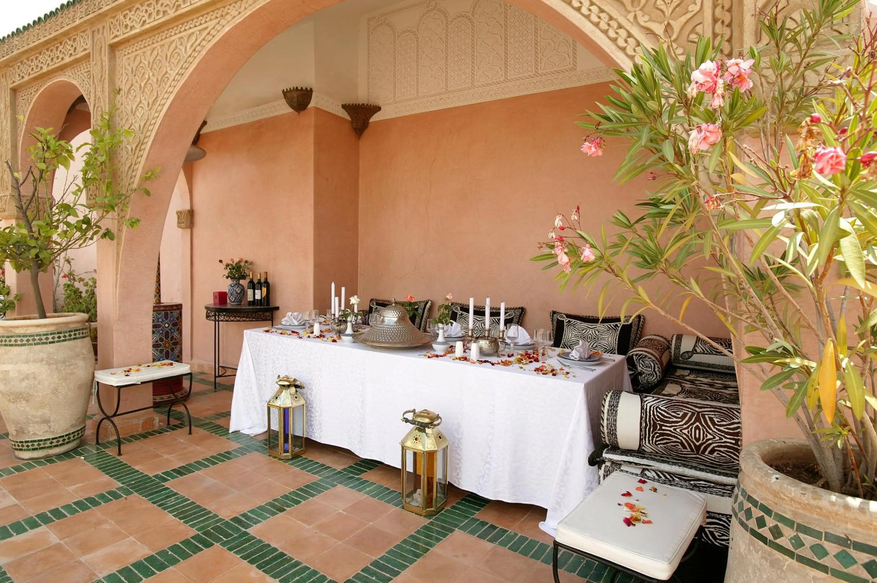 Patio in Riad & Spa Esprit Du Maroc