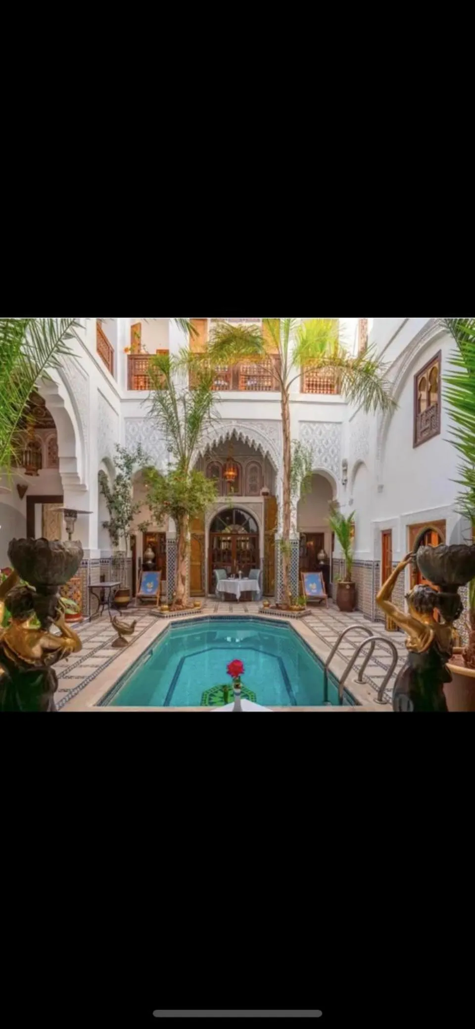 Patio in Riad & Spa Esprit Du Maroc