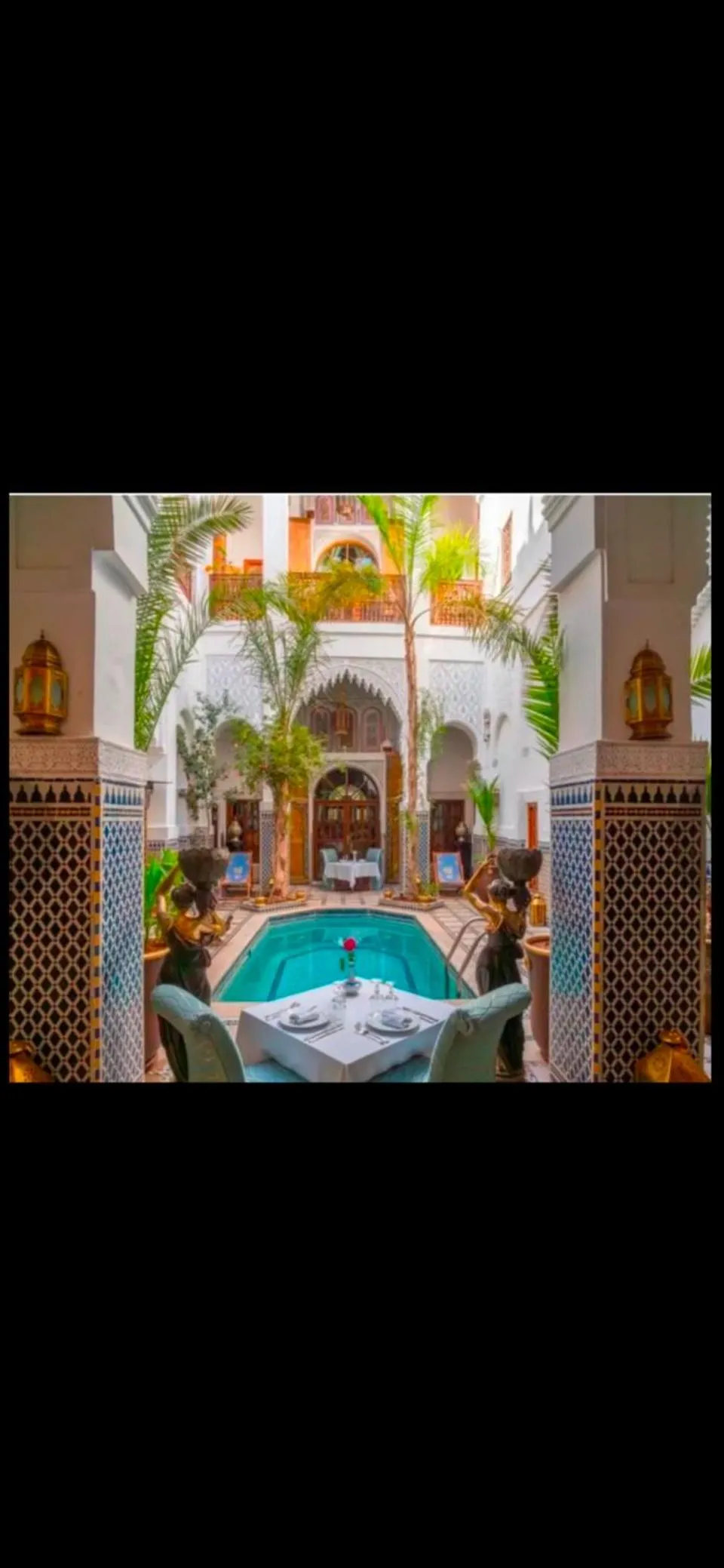 Patio in Riad & Spa Esprit Du Maroc
