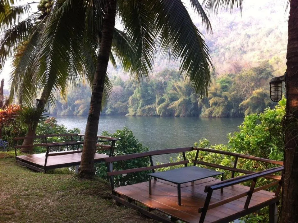 Natural landscape in Lake Hill Resort Kanchanaburi