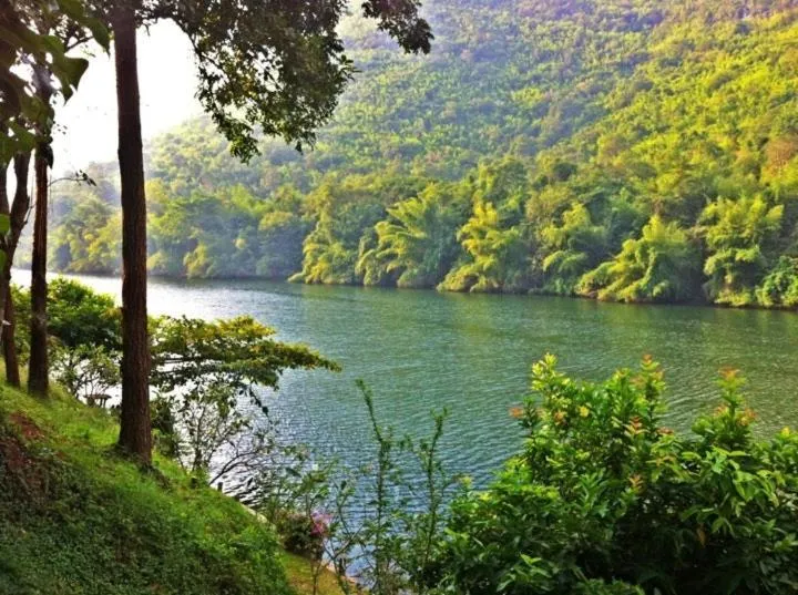 Natural landscape in Lake Hill Resort Kanchanaburi