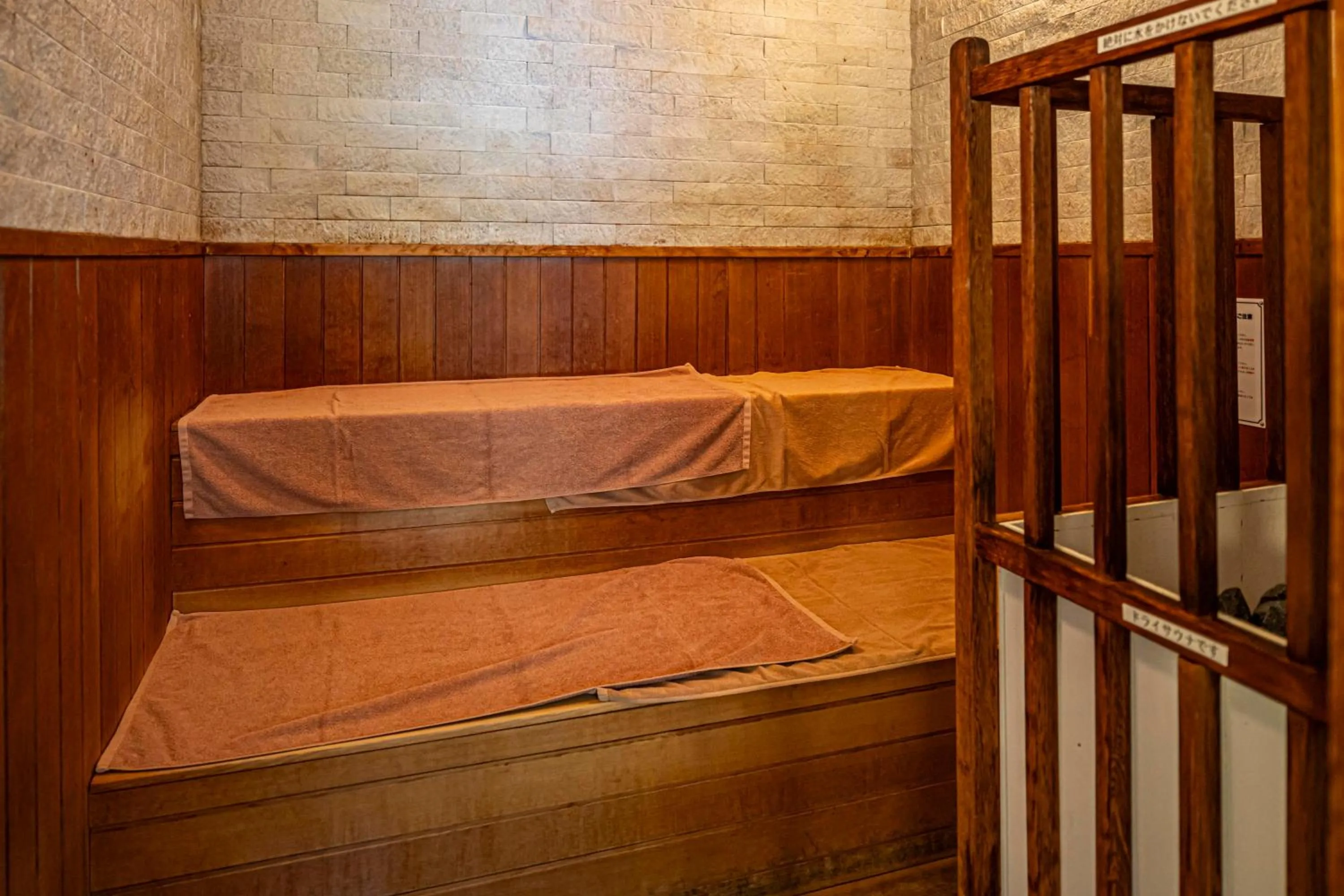 Sauna in glampark Monte Rosa Hyogo