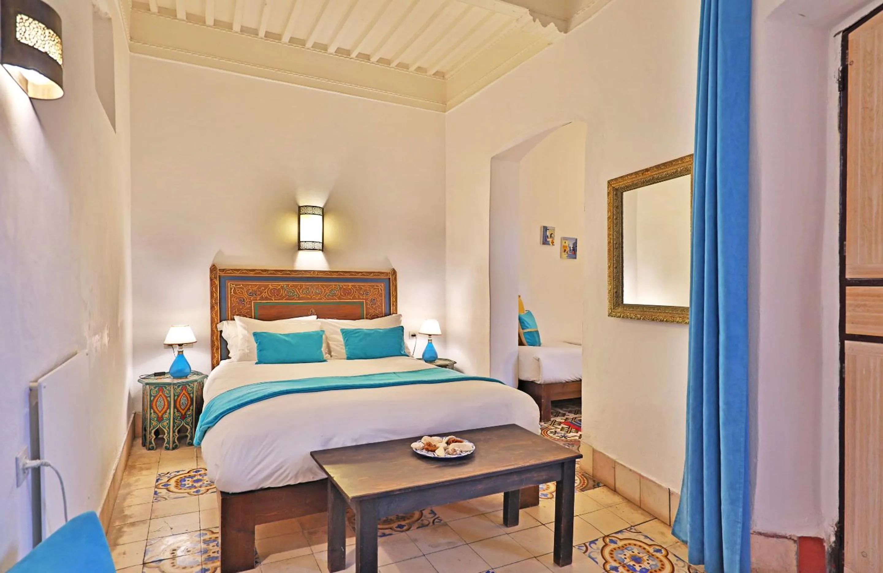 Bedroom, Bed in Riad Villa Garance