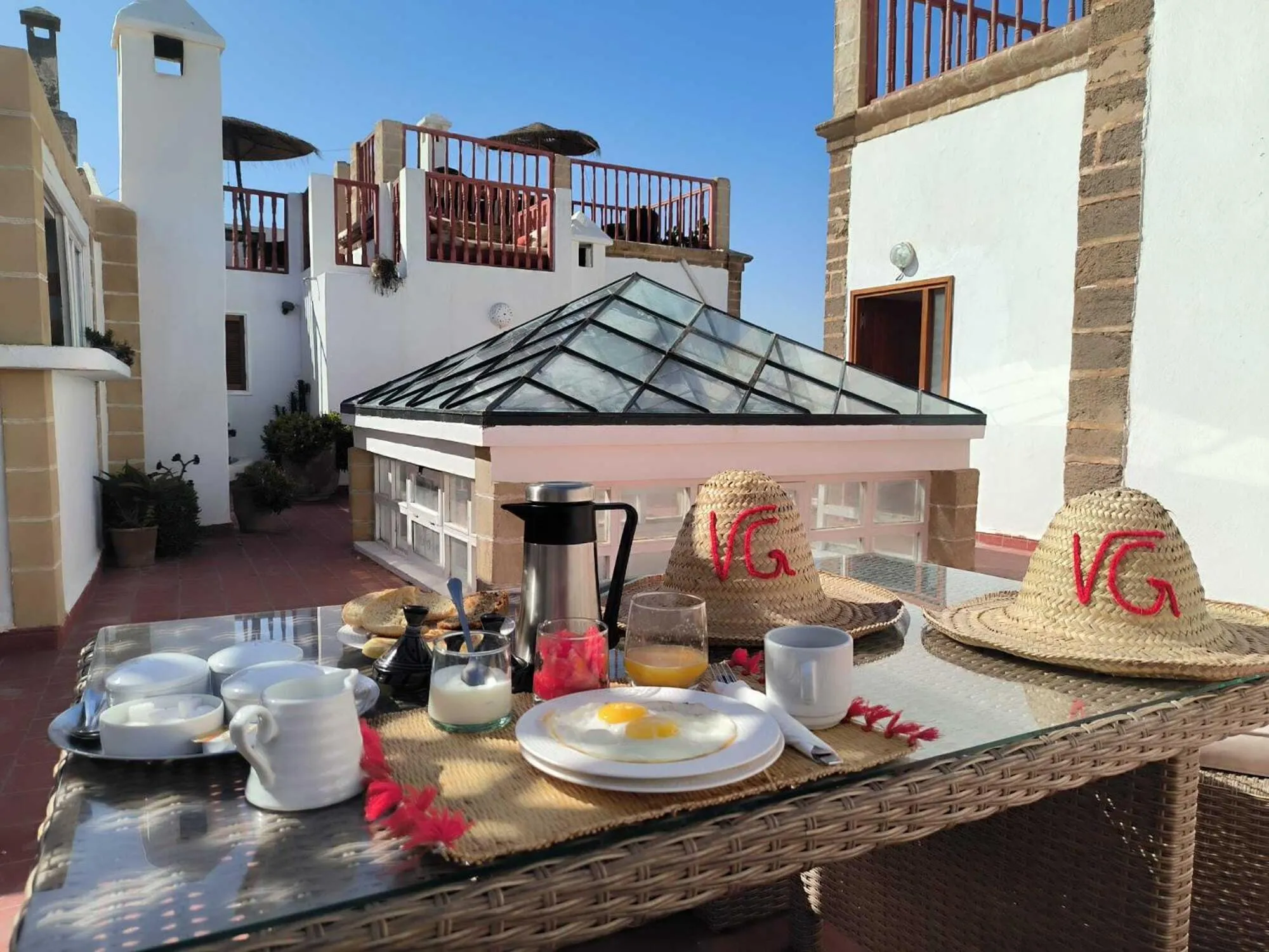 Patio in Riad Villa Garance