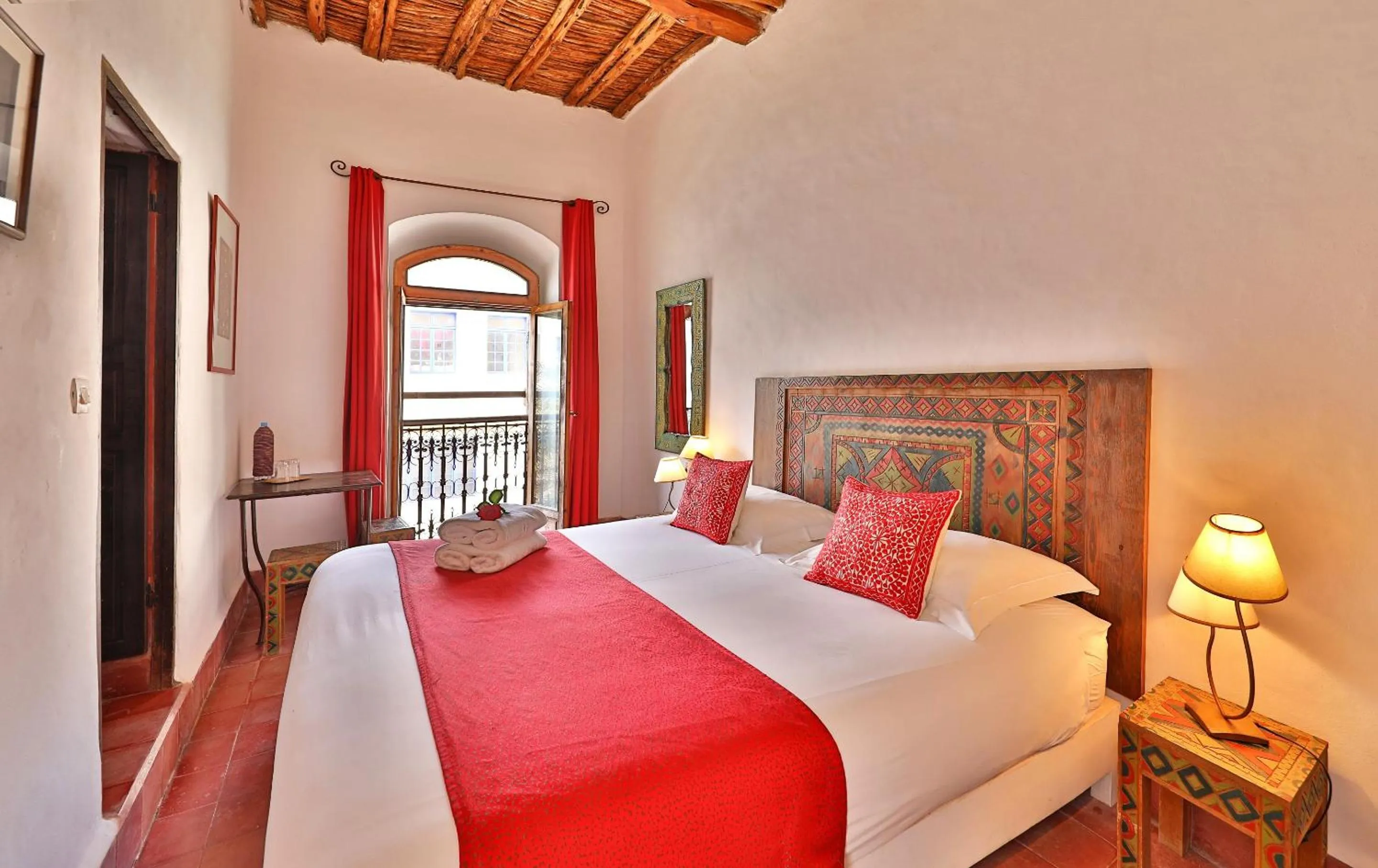 Bedroom, Bed in Riad Villa Garance