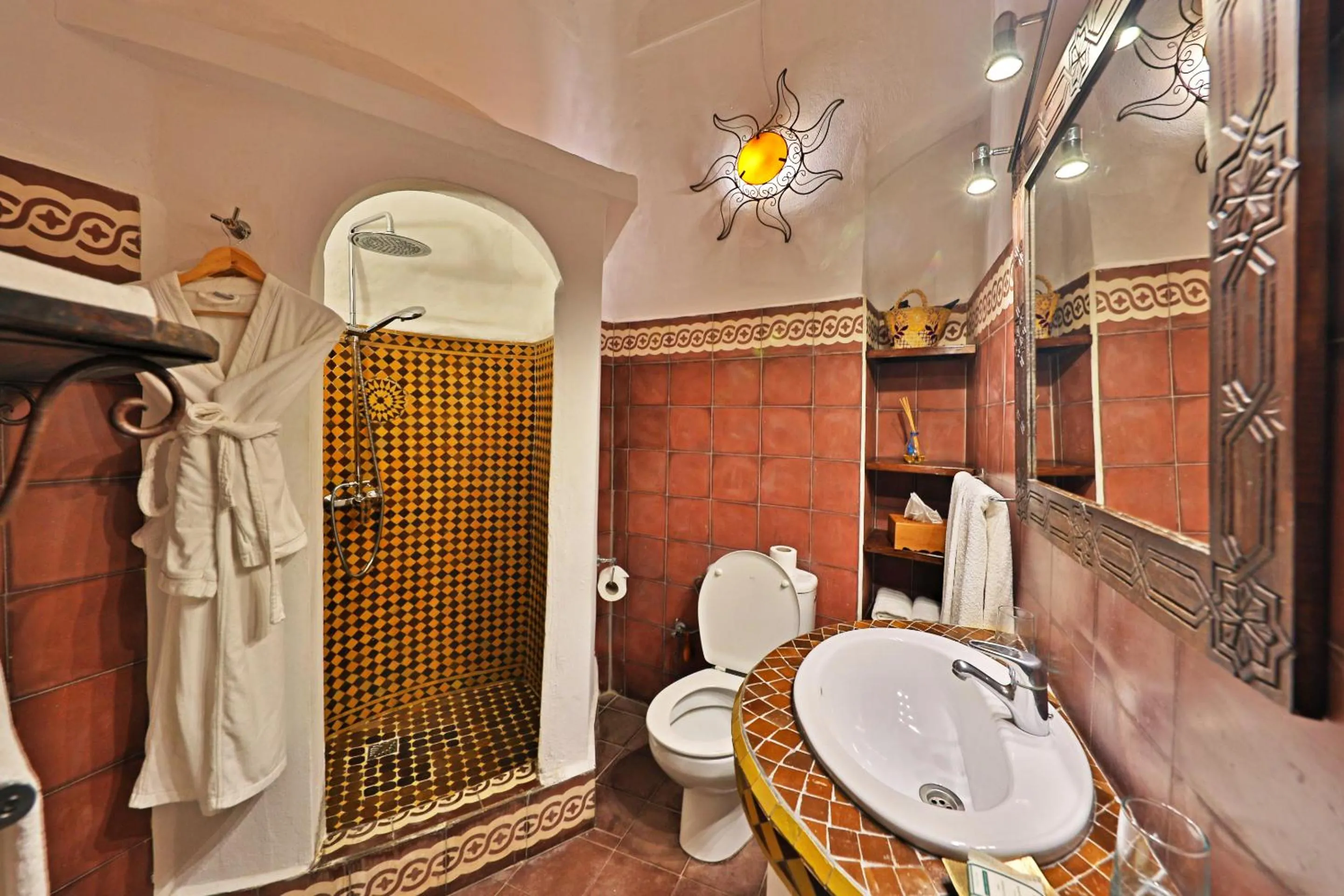 Bathroom in Riad Villa Garance