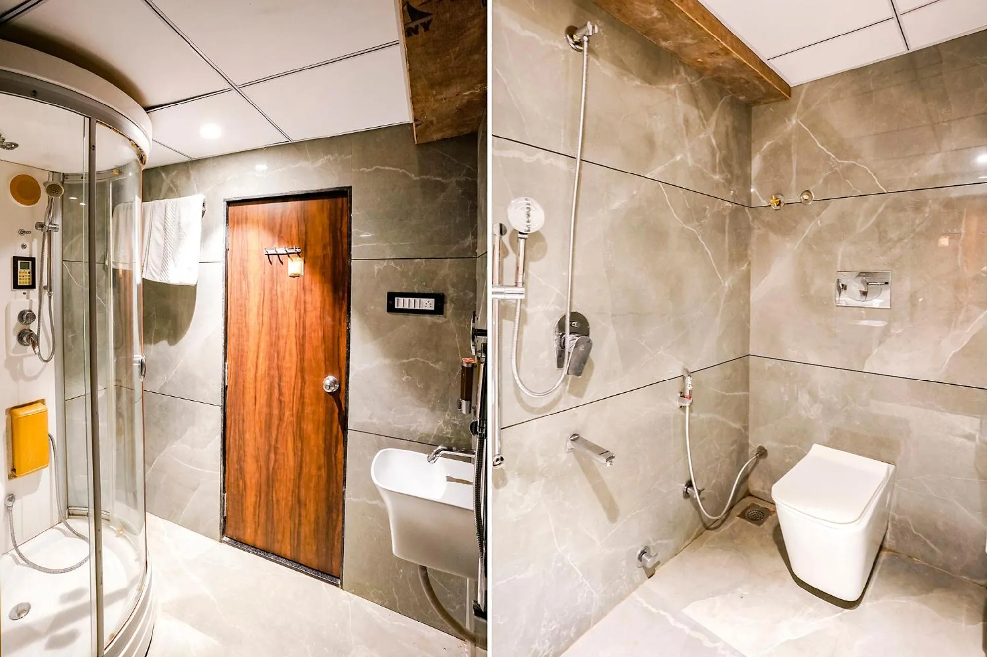 Bathroom in FabHotel Prime Welcome Palace - Inside Chandni Chowk Complex