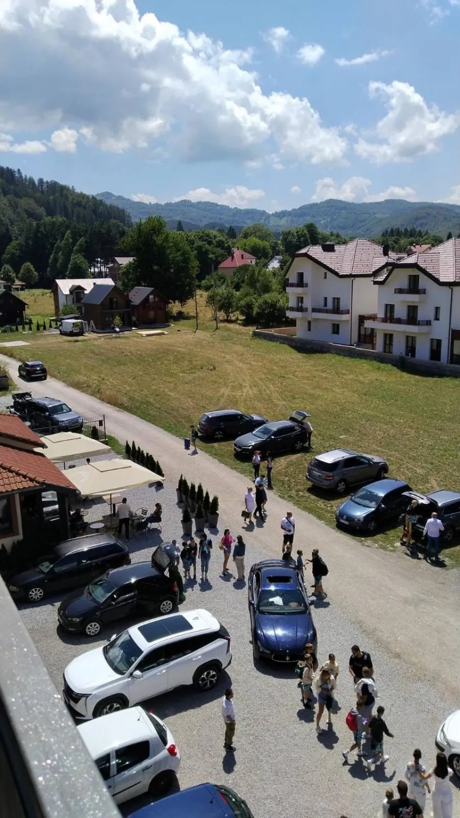 Balcony/Terrace in Pini Apart-hotel