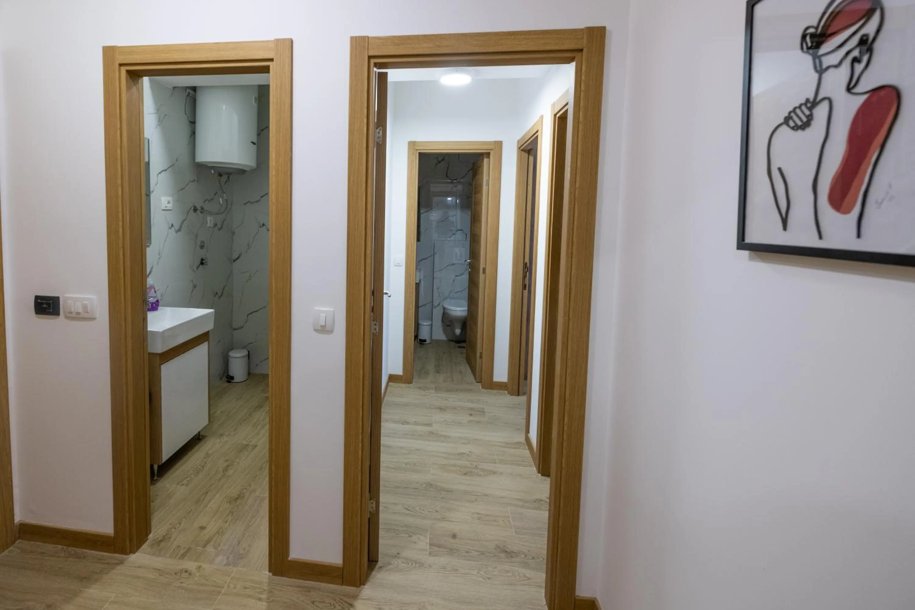 Shower in Pini Apart-hotel