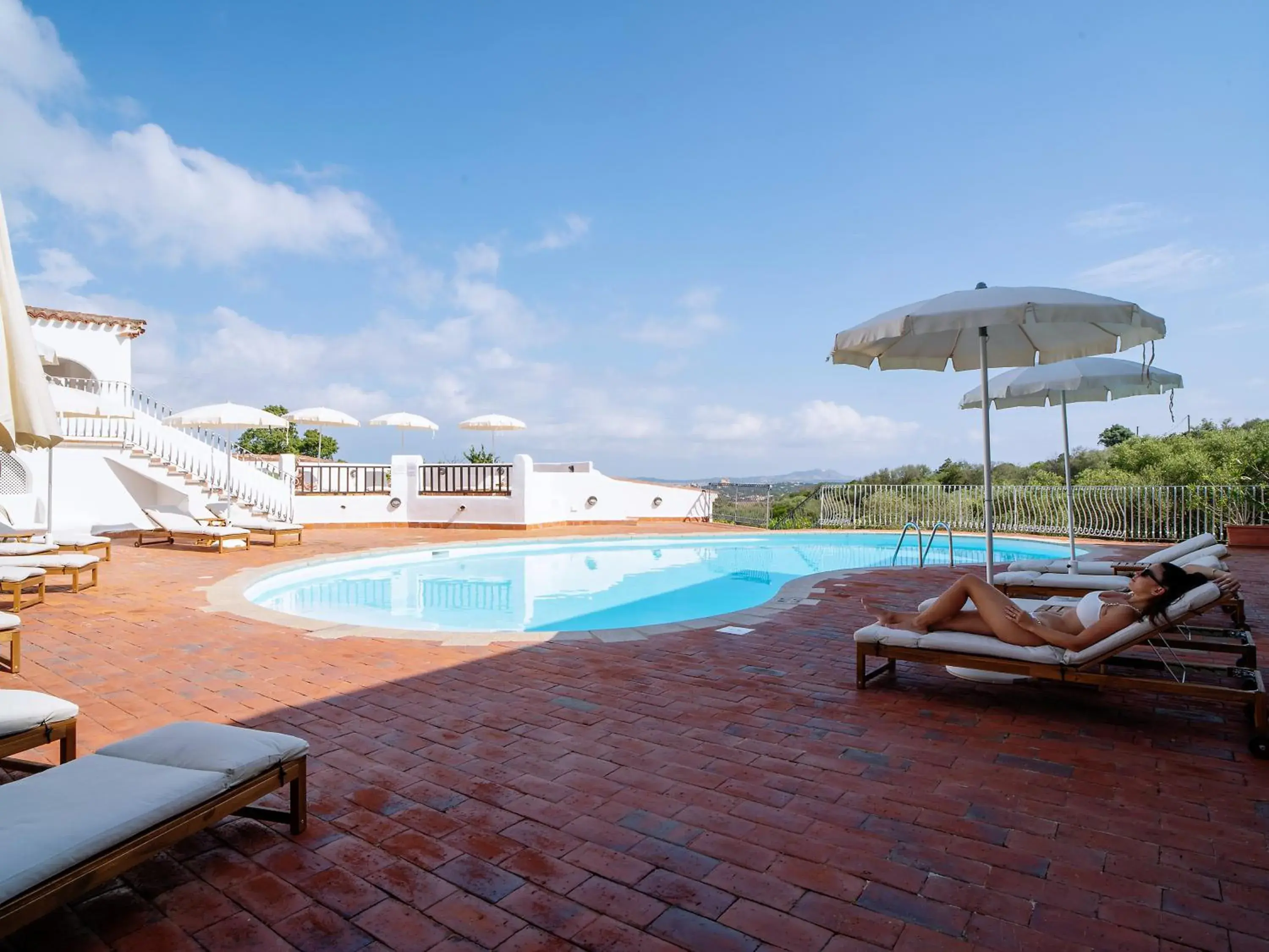 Pool view in Hotel Pedra Santa Pool view in Hotel Pedra Santa