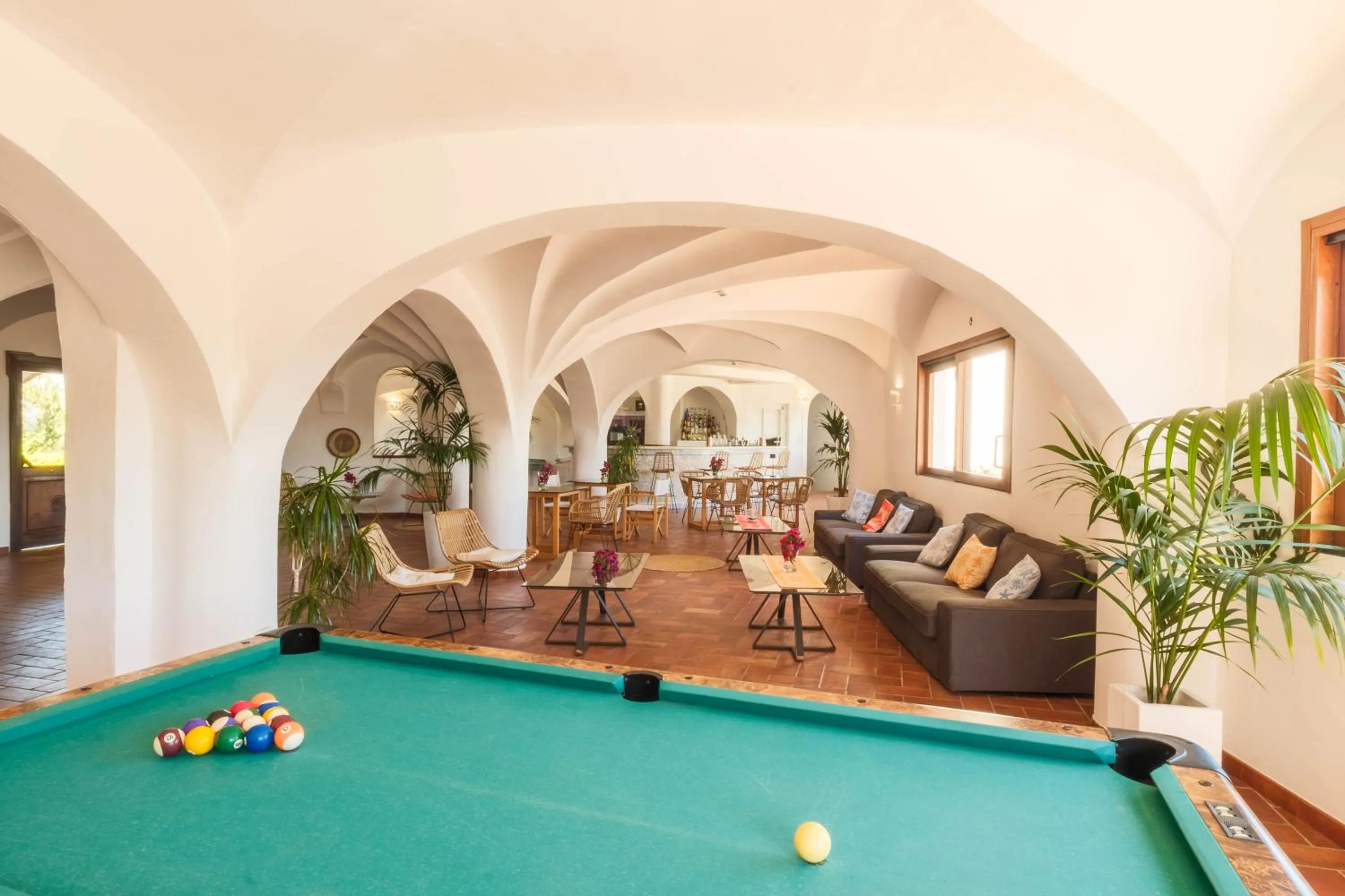 Billiard in Hotel Pedra Santa