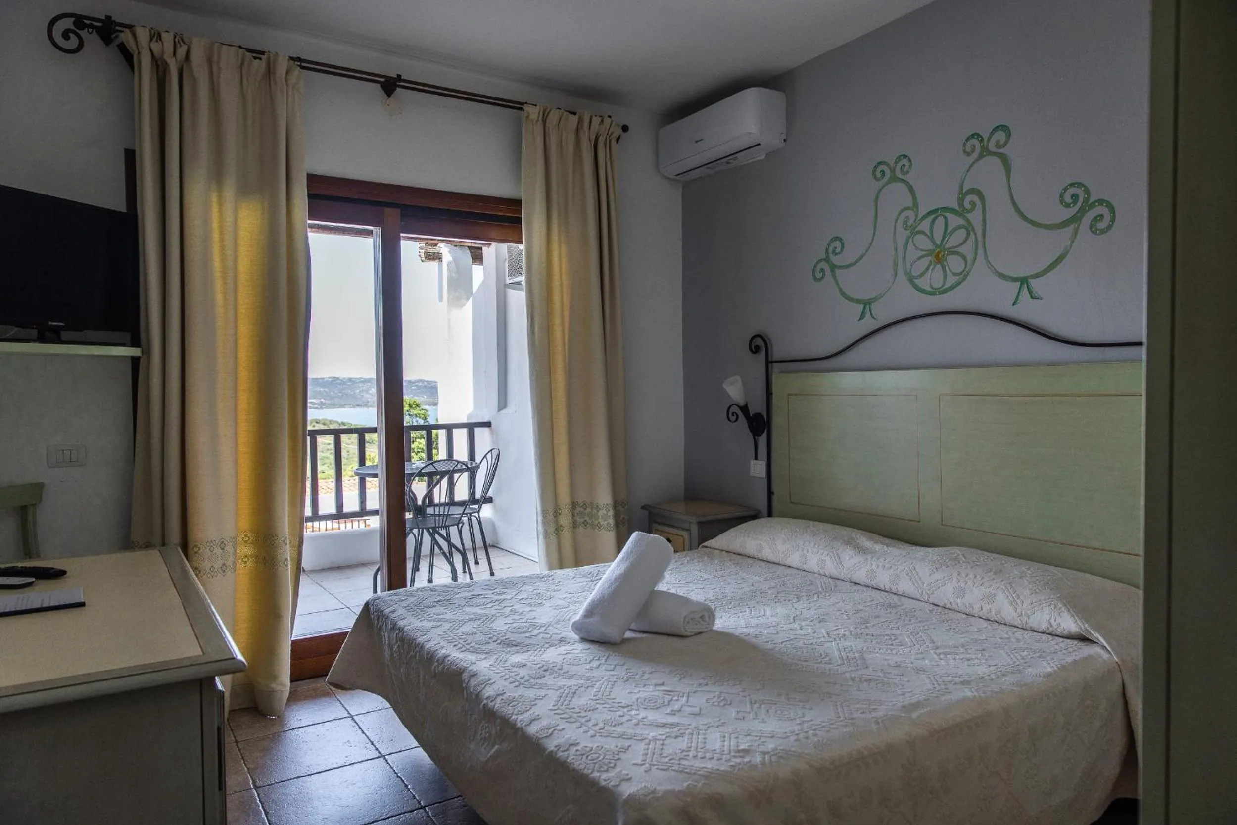 Bed in Hotel Pedra Santa