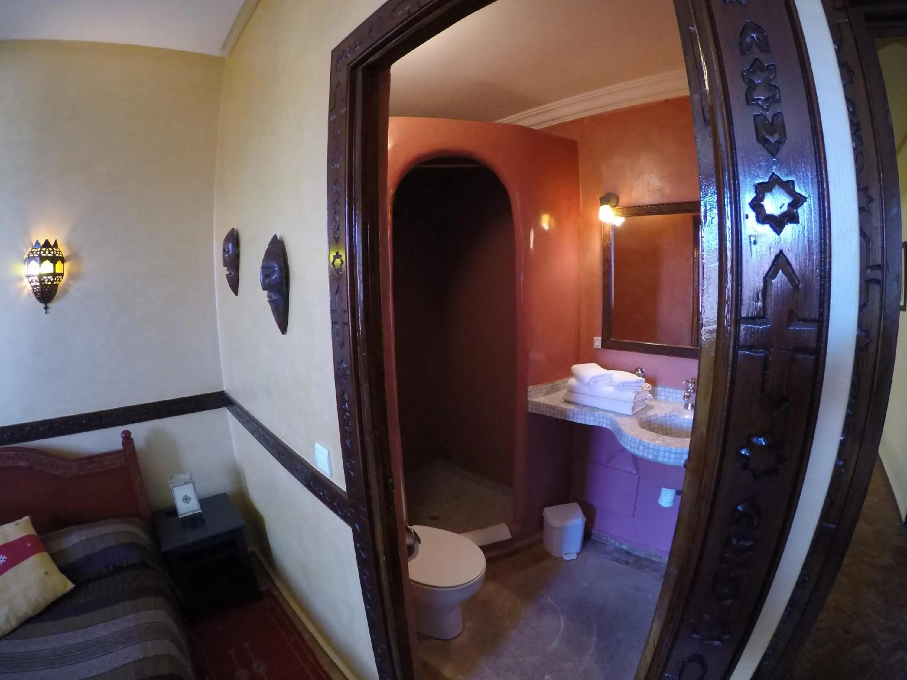 Decorative detail in Riad Zahra