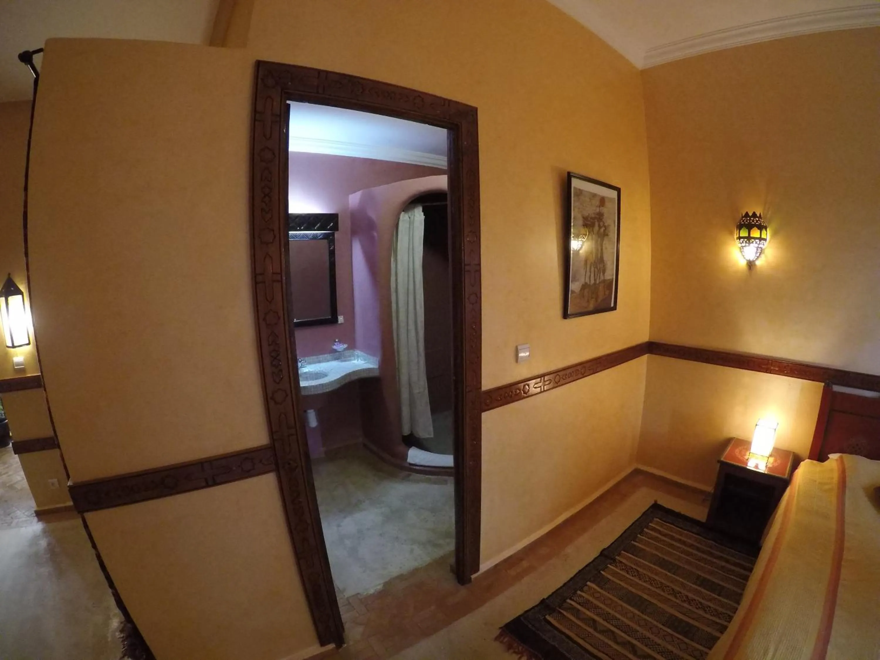 Decorative detail, Bed in Riad Zahra