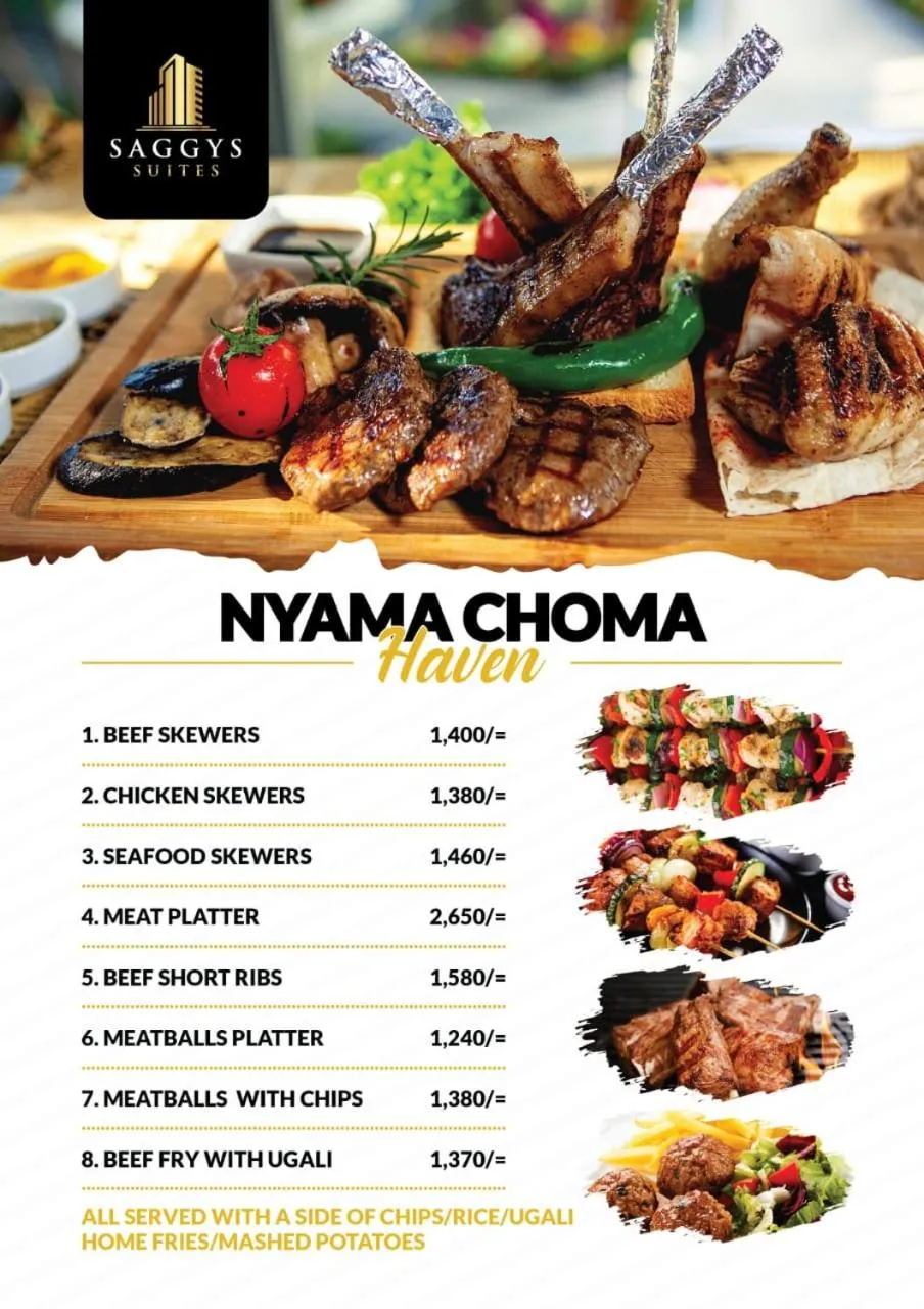 Food in Saggys Suites Hotel & Spa