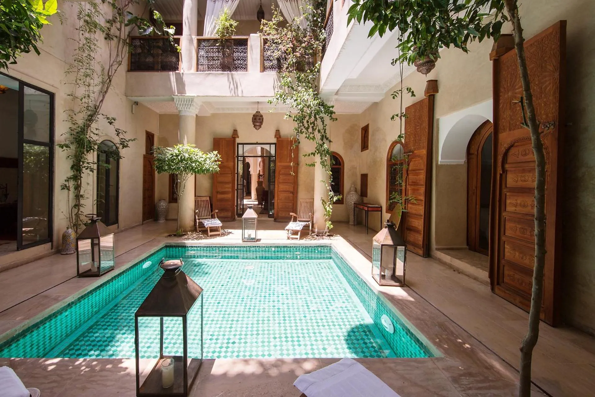 Patio in Riad Dar Justo Hotel Boutique & Spa