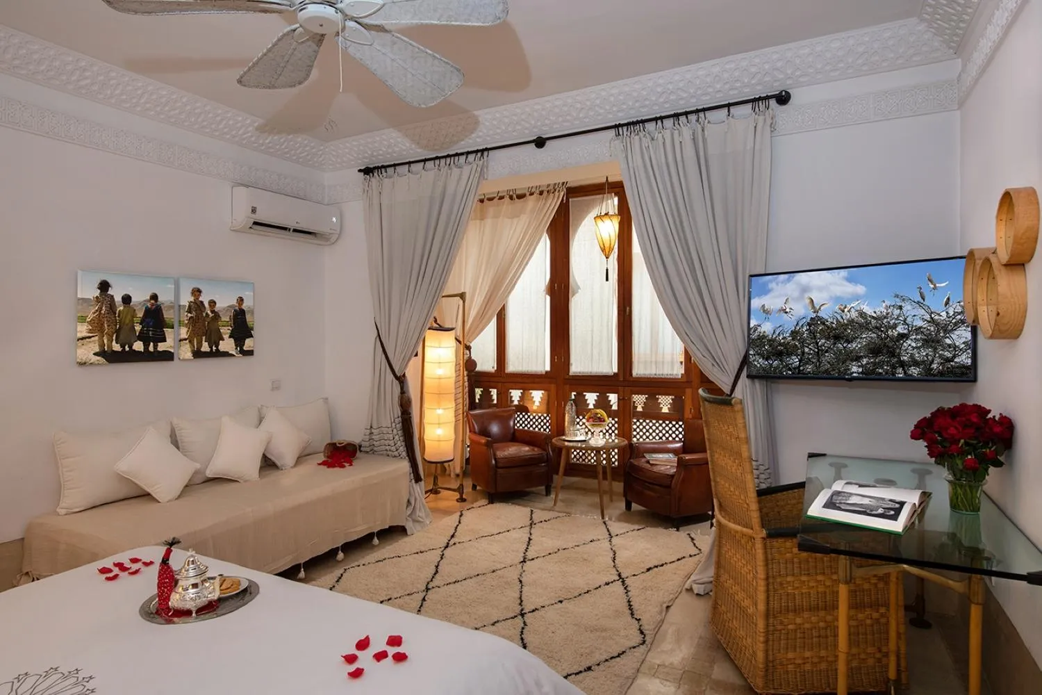 Seating area in Riad Dar Justo Hotel Boutique & Spa