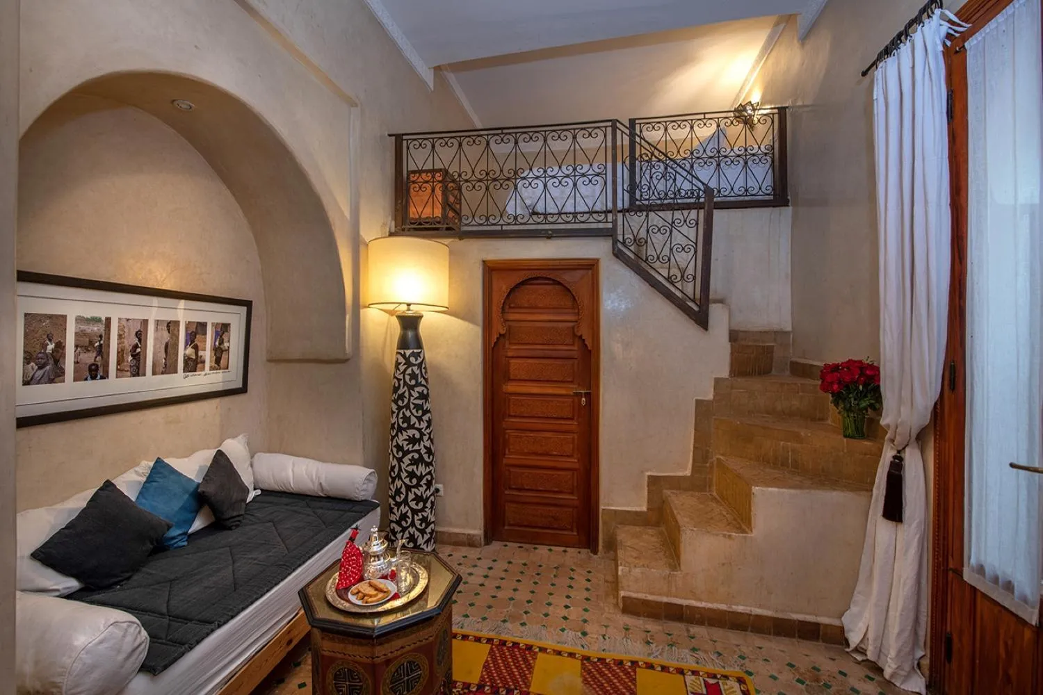 Seating area in Riad Dar Justo Hotel Boutique & Spa