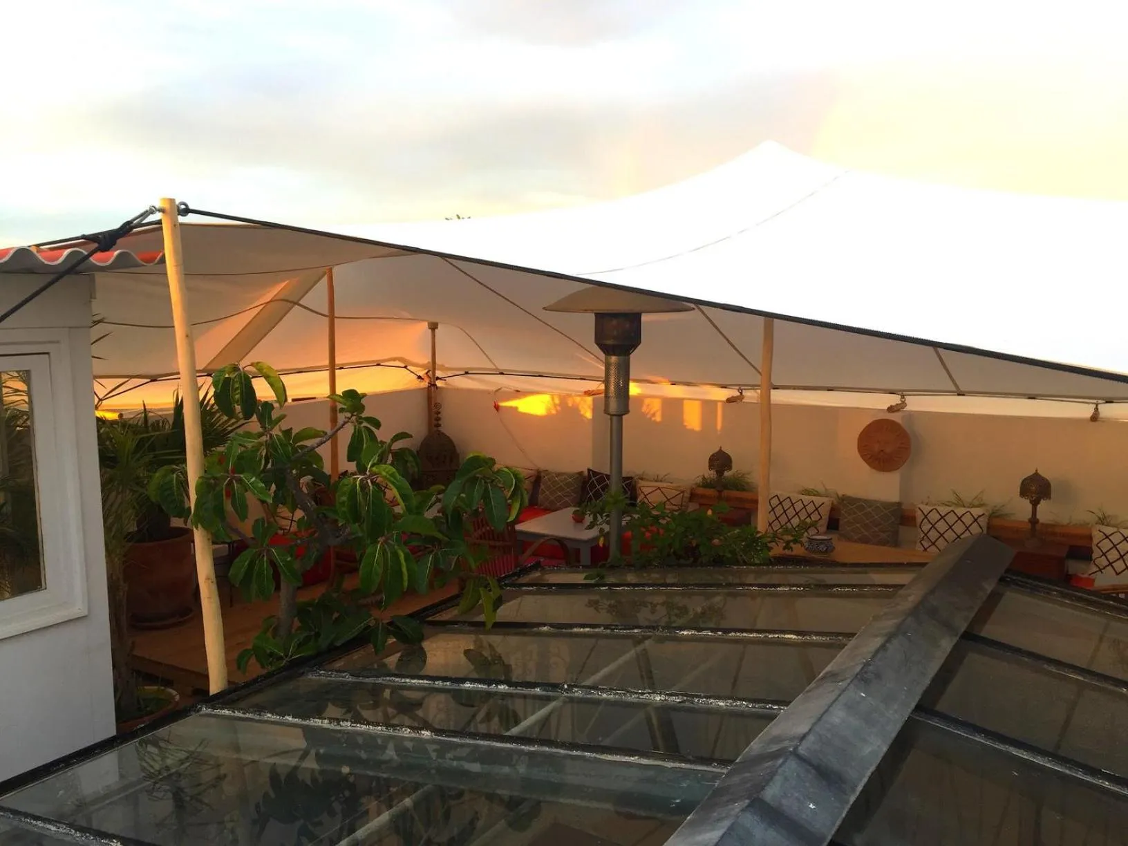 Patio in Riad A La Belle Etoile