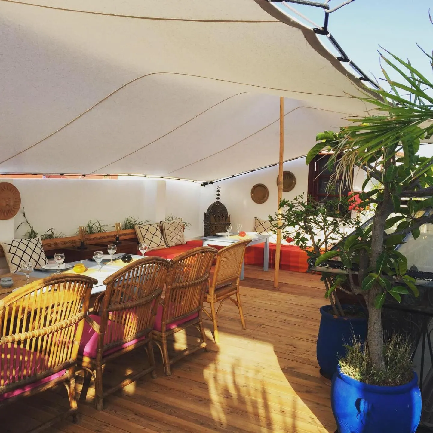 Patio in Riad A La Belle Etoile