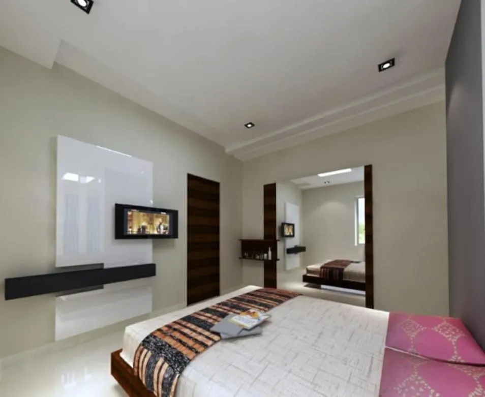 Bed in KK Hotel & Restaurant