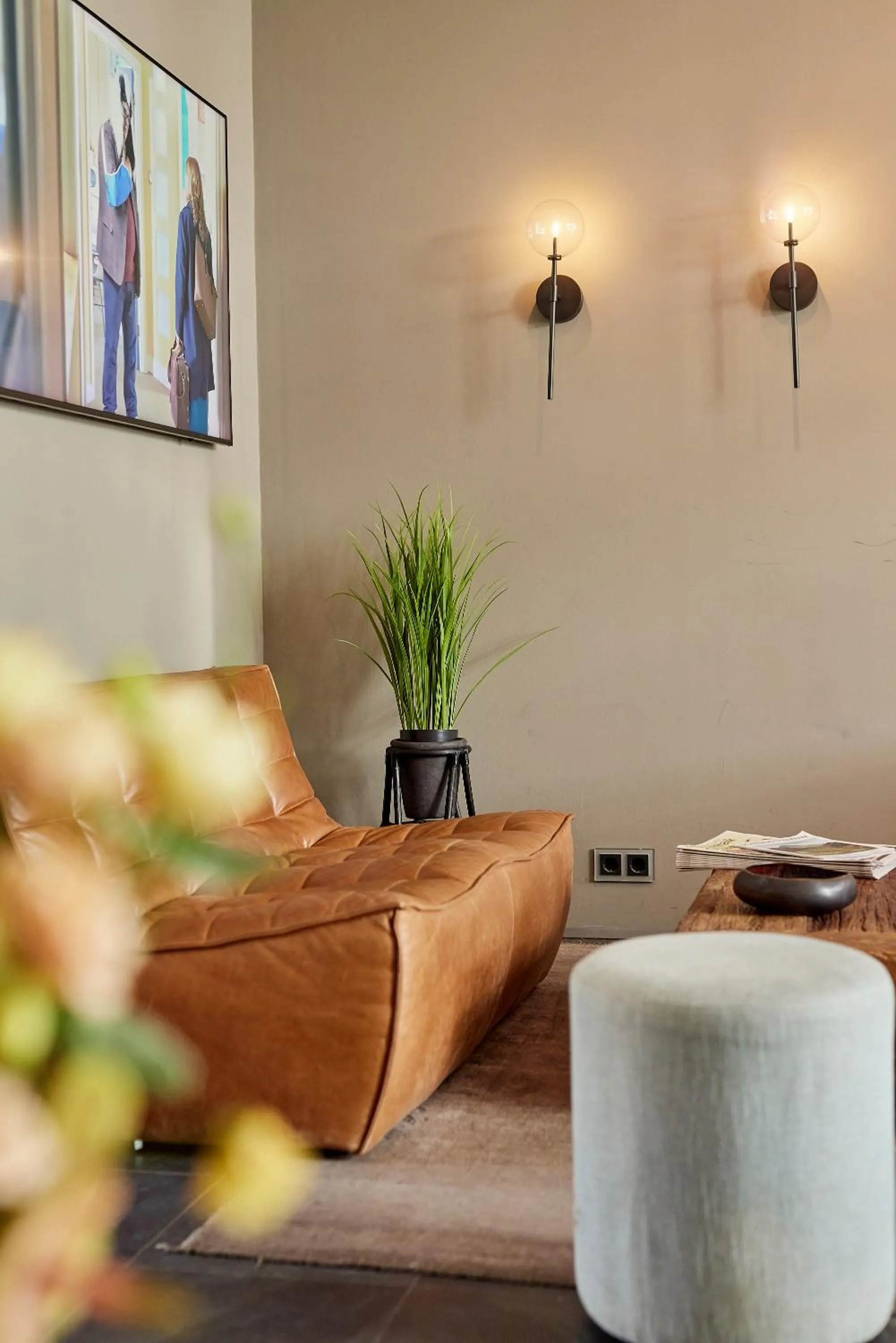 Lobby or reception in Hotel Frón