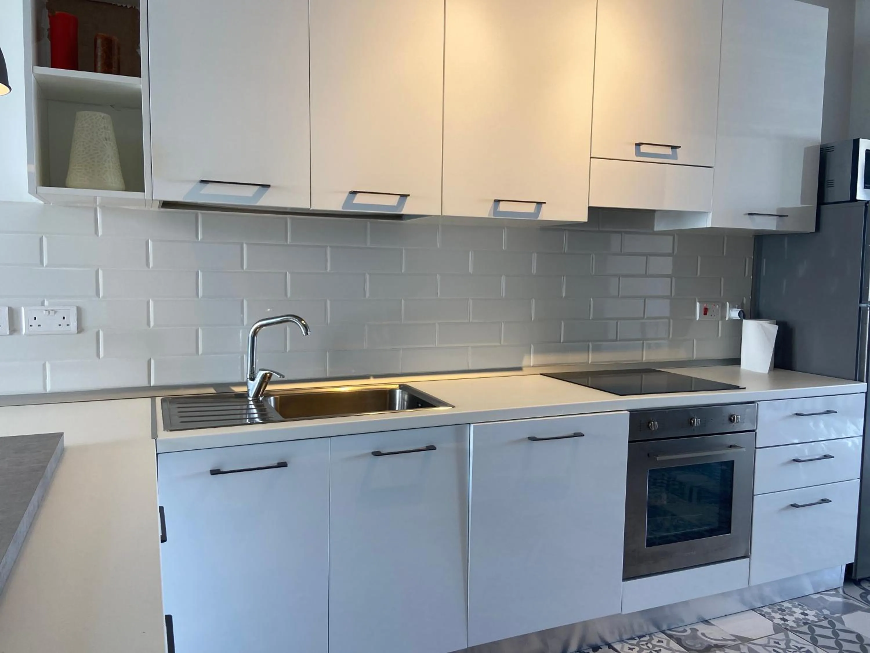 Kitchen or kitchenette in Sliema Distant Seaview Penthouse