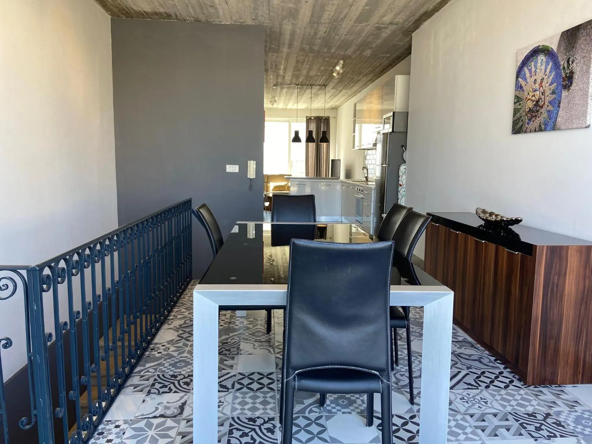 Seating area in Sliema Distant Seaview Penthouse