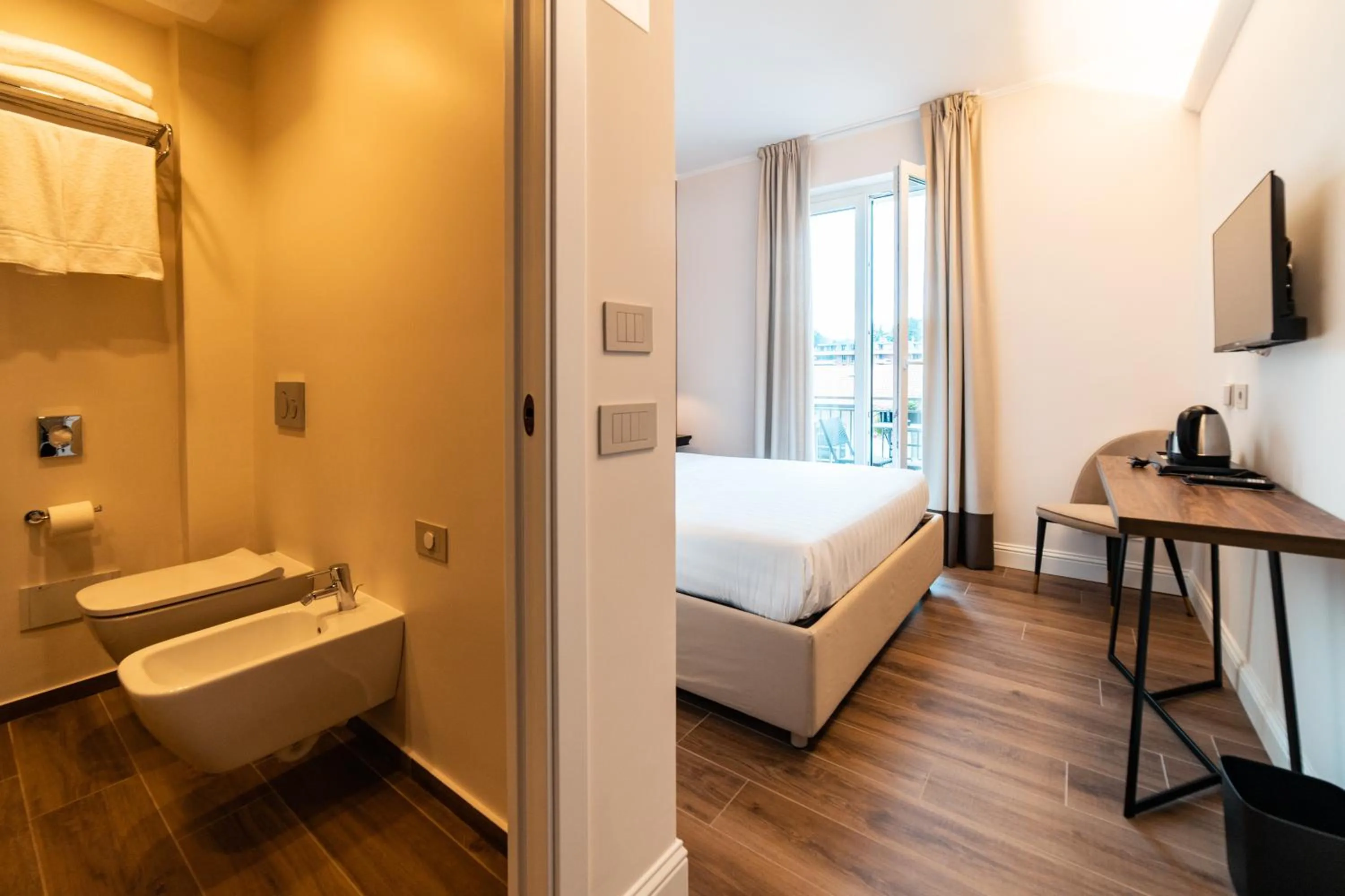 Bed in Hotel del Conte