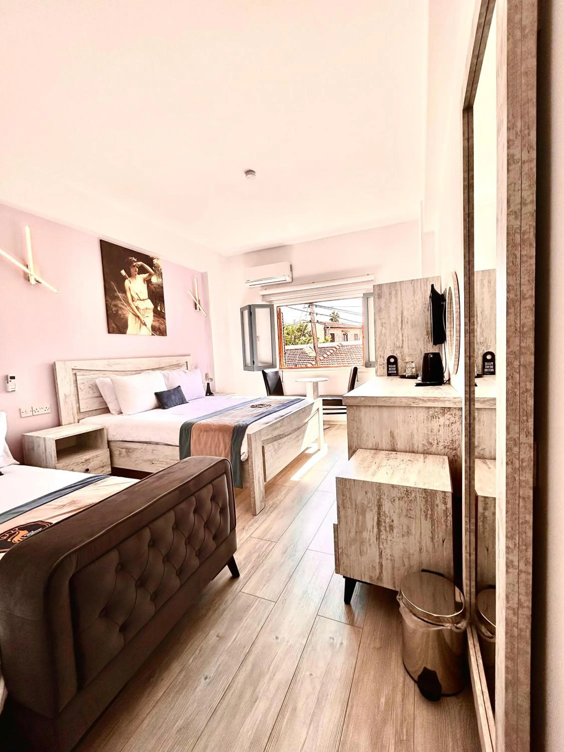 Bed in Royal Goddess Guest House, Walled City