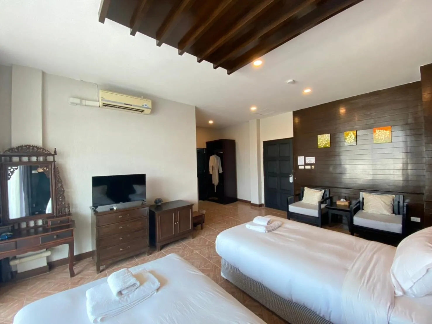 Bed in ANANTAYA CHIANGMAI BOUTIQUE HOTEL