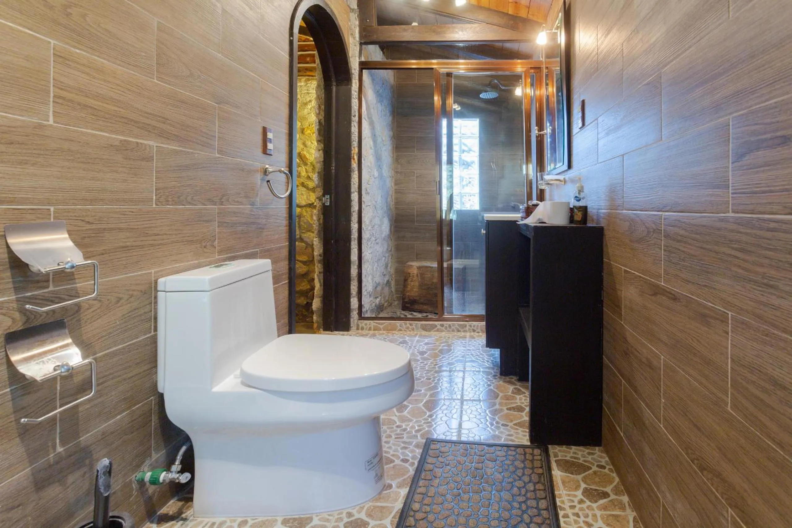 Shower in Hotel Boutique El Rincón