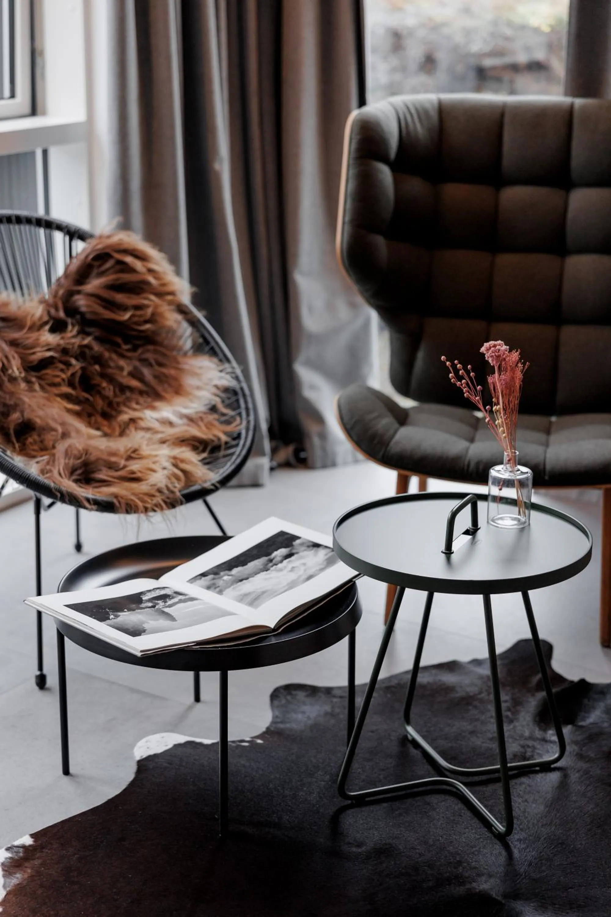 Seating area in ION Adventure Hotel, Nesjavellir, a Member of Design Hotels