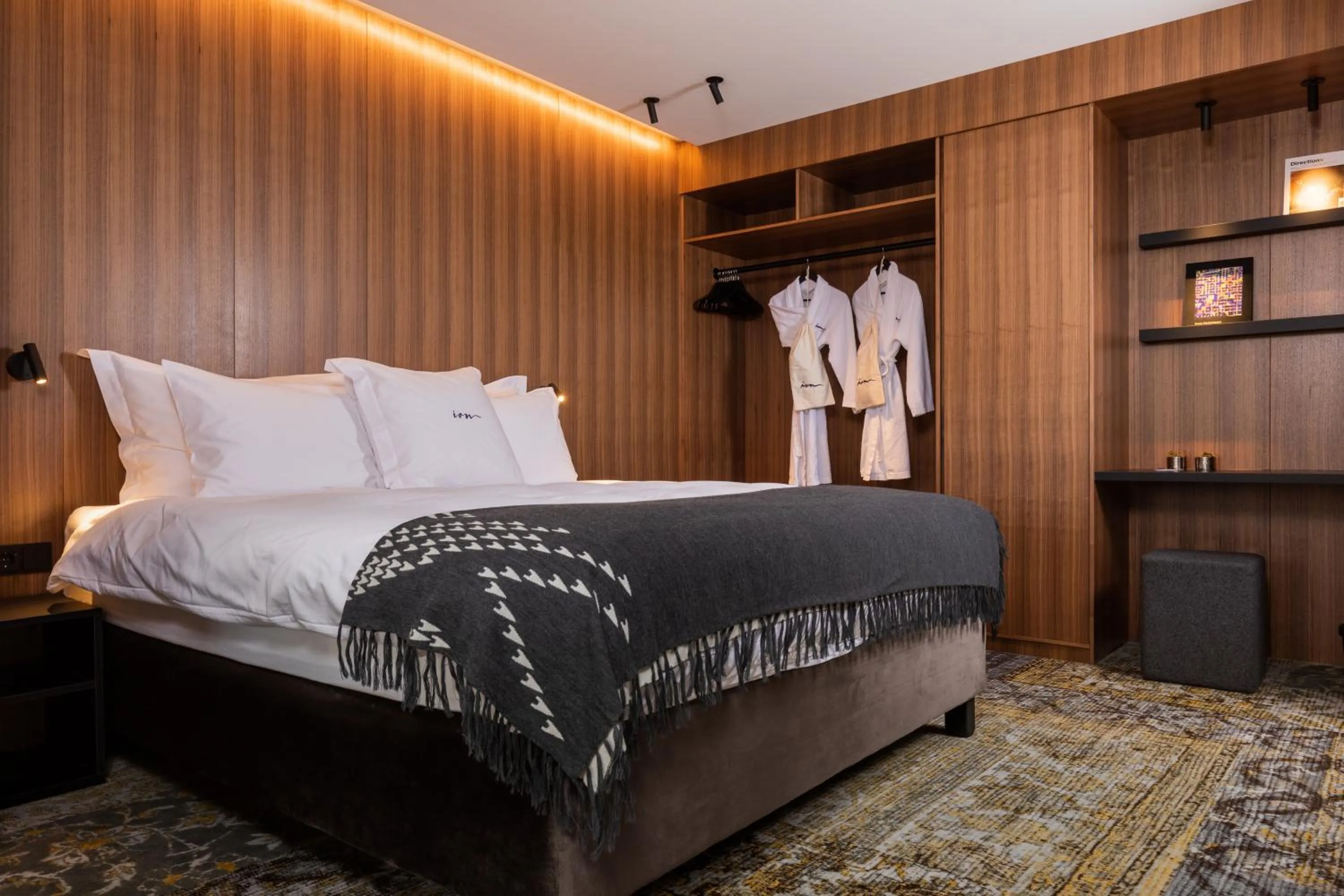 Bed in ION Adventure Hotel, Nesjavellir, a Member of Design Hotels