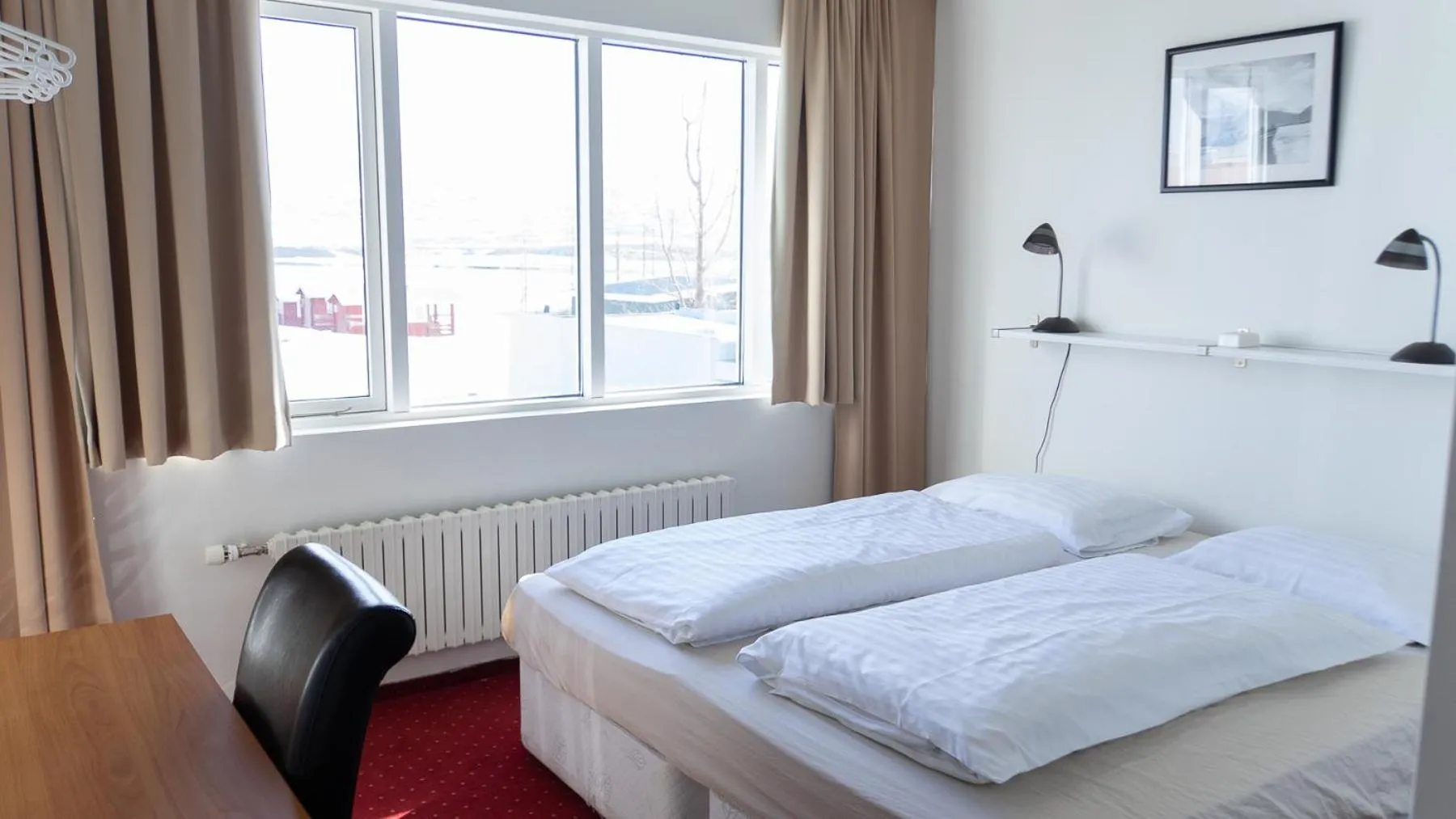 Bed in Hótel Dalvík